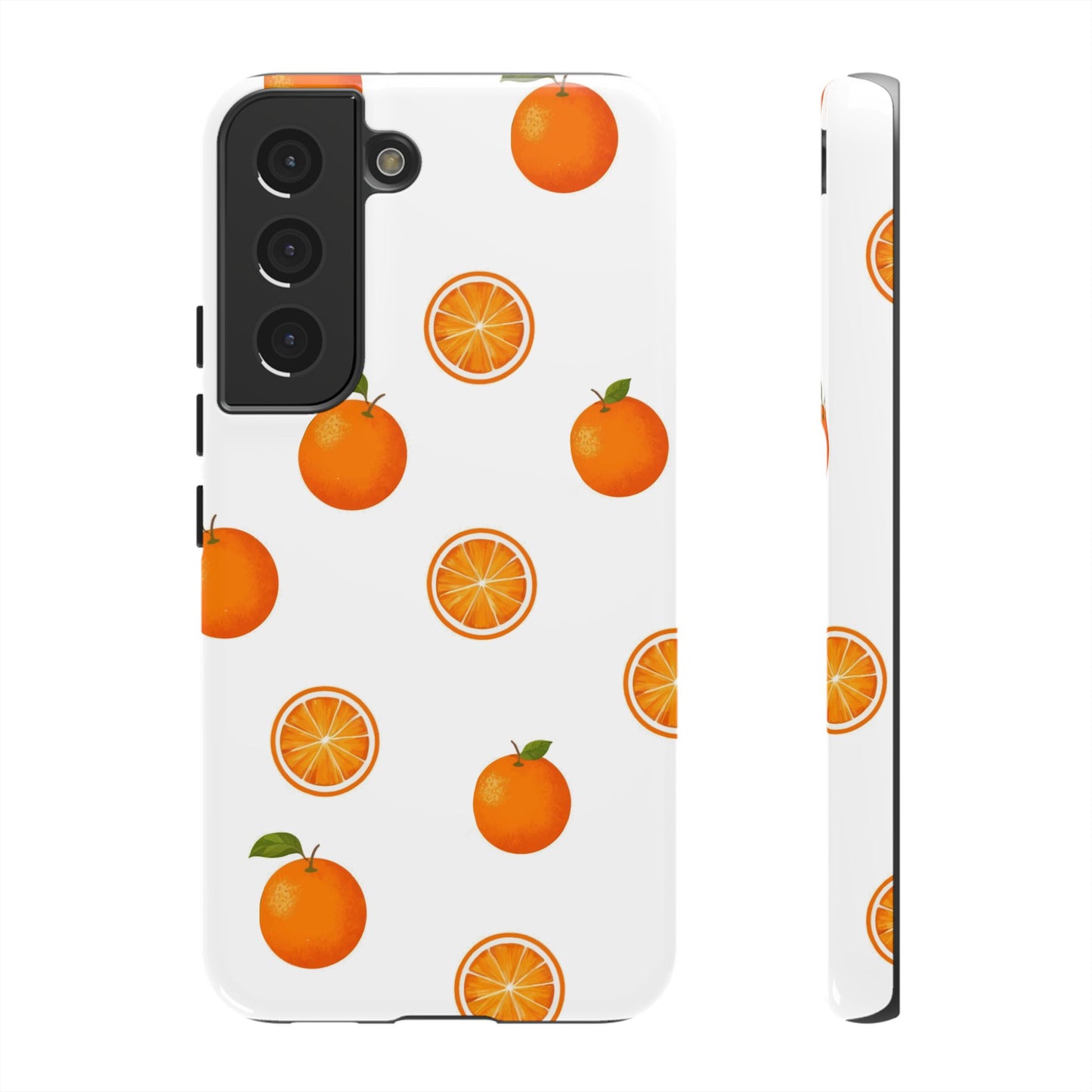 Orange - Seamless Pattern Tough Phone Case
