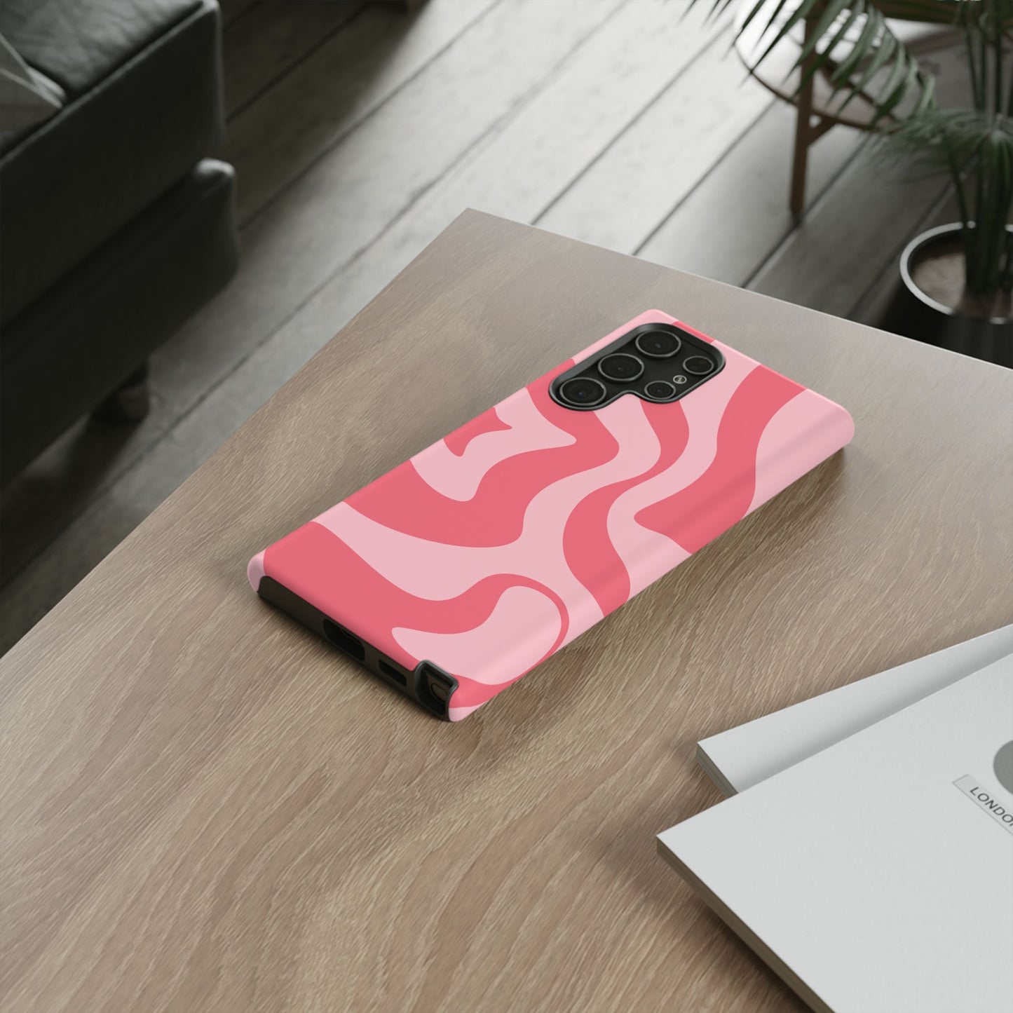 Rosé - Swirl Pattern Tough Phone Case