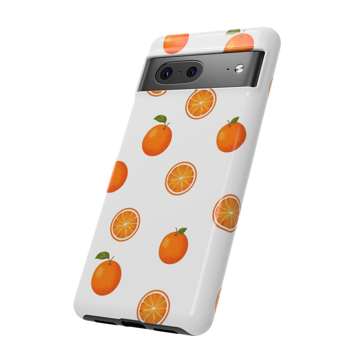 Orange - Seamless Pattern Tough Phone Case