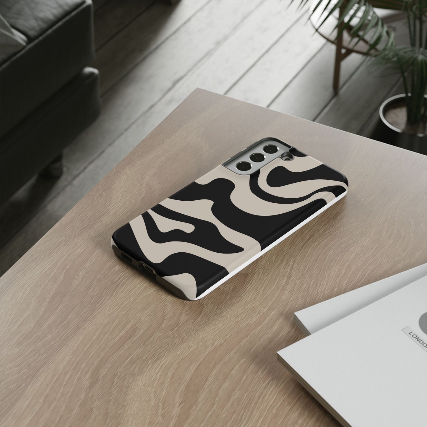 Night Wave - Swirl Pattern Tough Phone Case