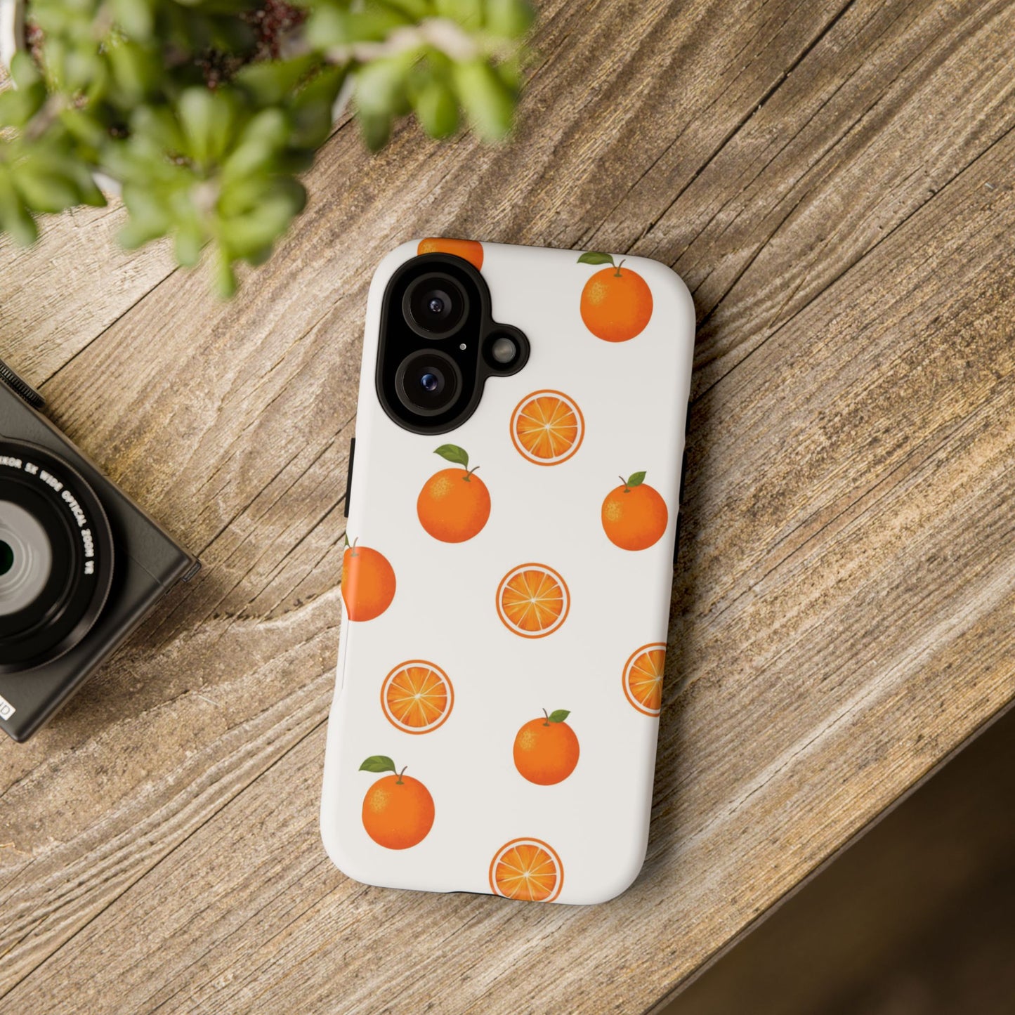 Orange - Seamless Pattern Tough Phone Case