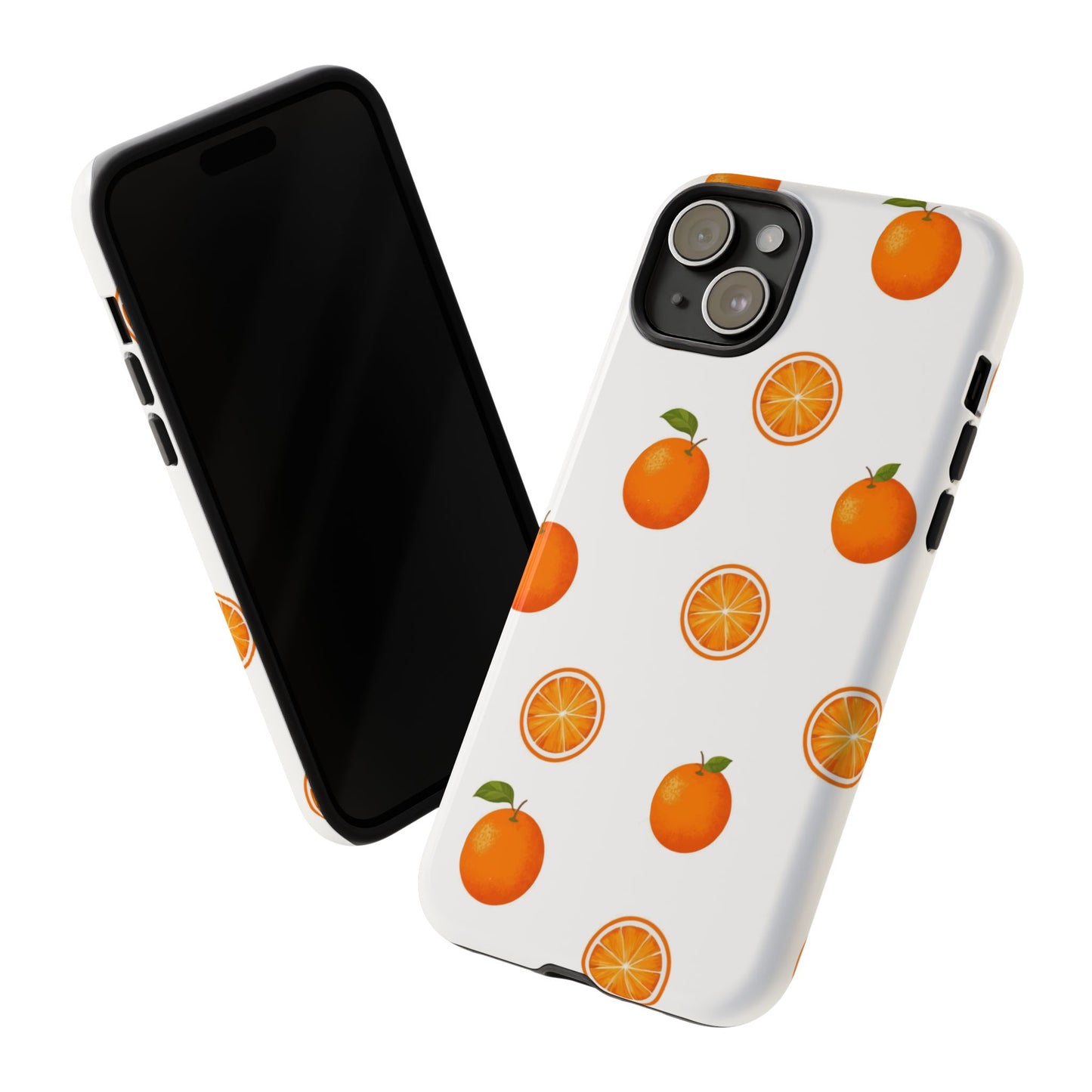 Orange - Seamless Pattern Tough Phone Case