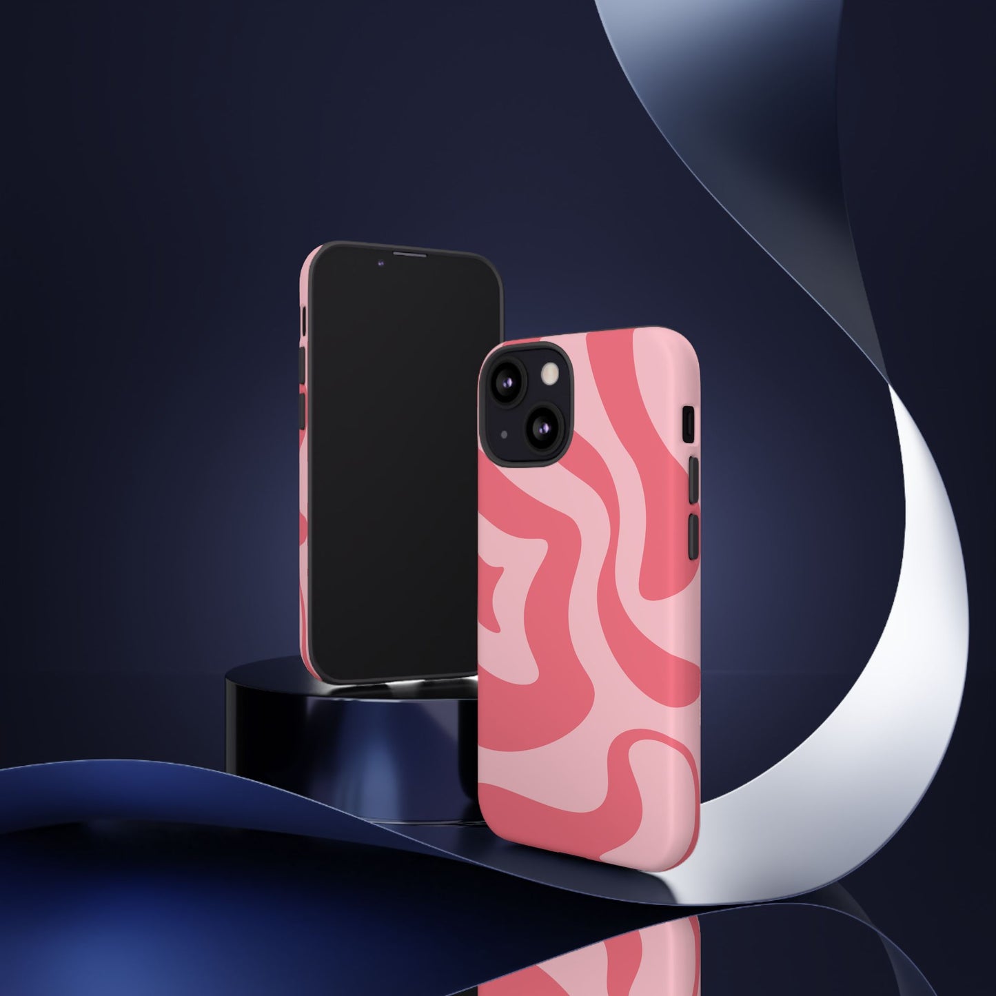 Rosé - Swirl Pattern Tough Phone Case