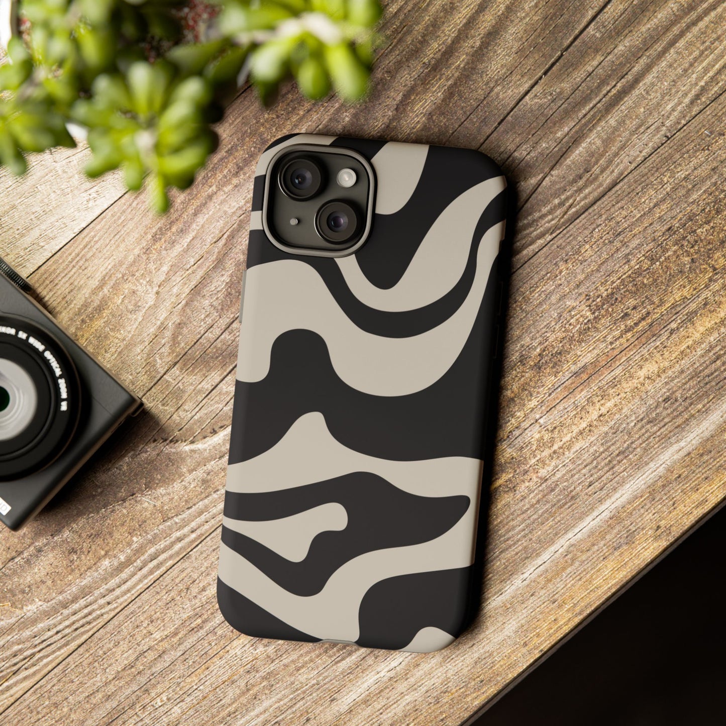 Night Wave - Swirl Pattern Tough Phone Case