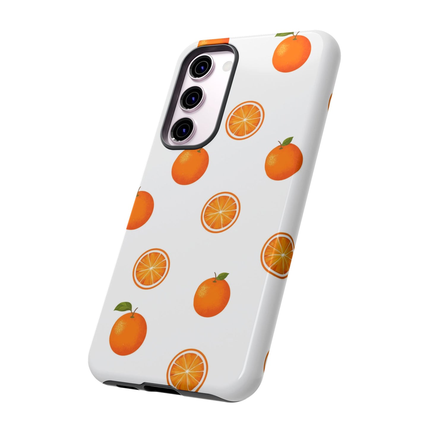 Orange - Seamless Pattern Tough Phone Case