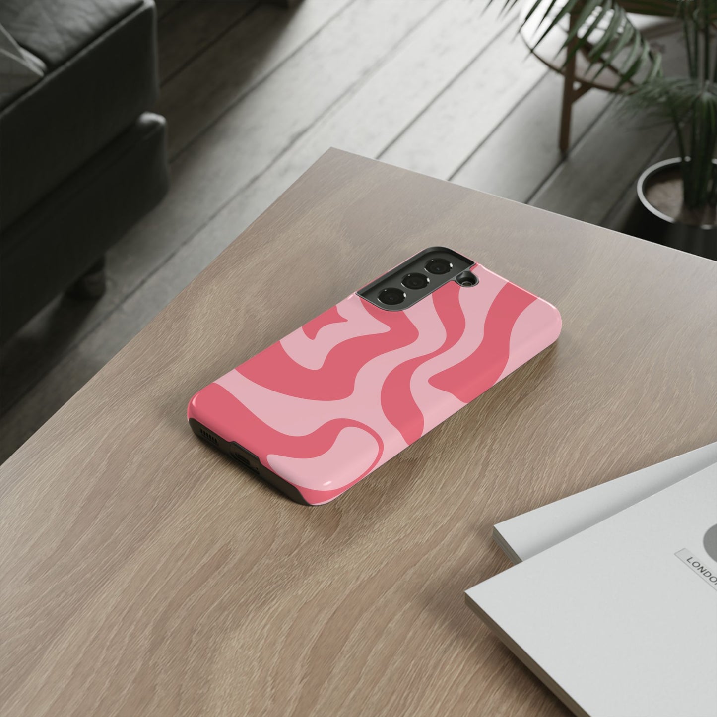 Rosé - Swirl Pattern Tough Phone Case