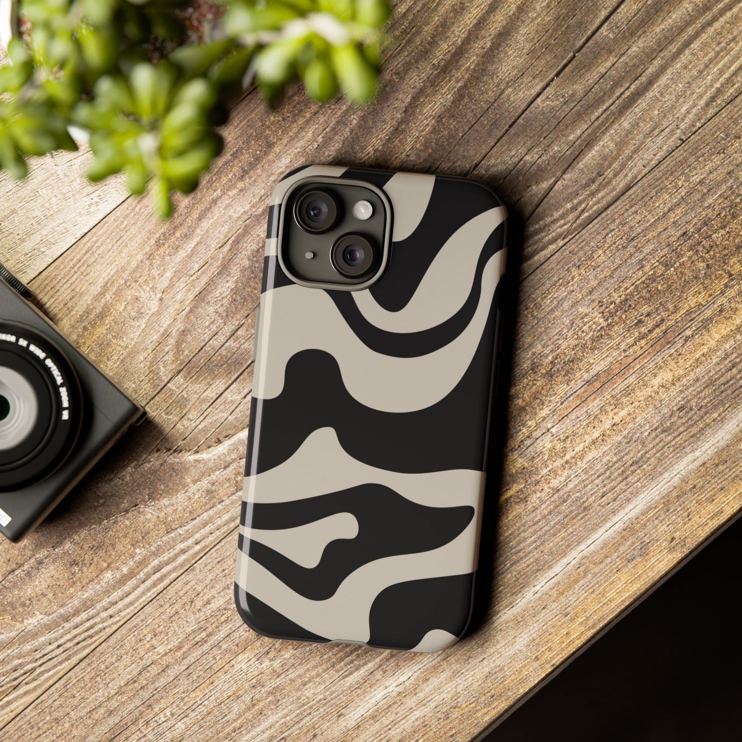 Night Wave - Swirl Pattern Tough Phone Case
