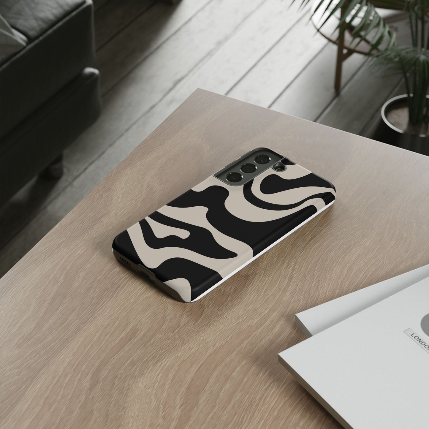 Night Wave - Swirl Pattern Tough Phone Case