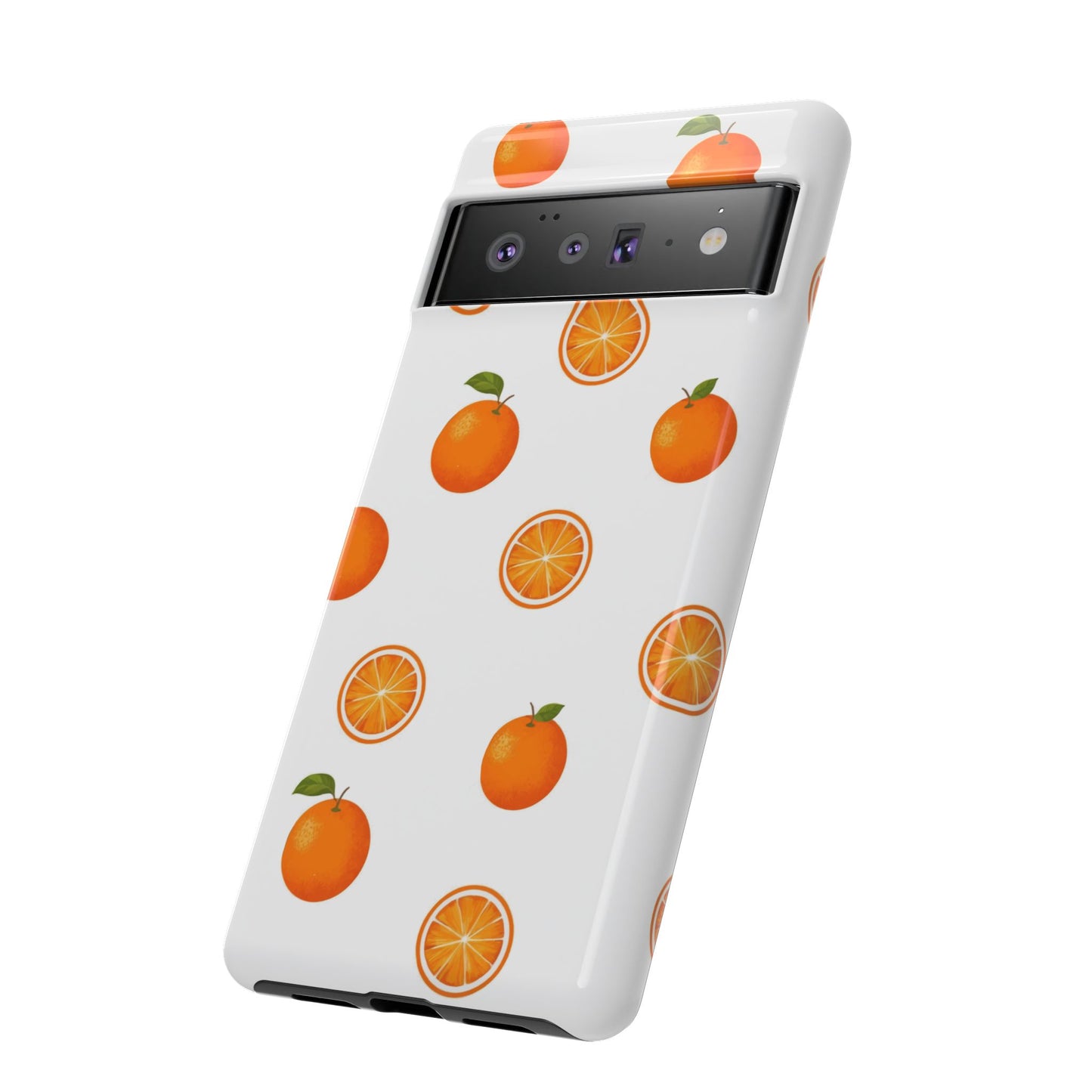 Orange - Seamless Pattern Tough Phone Case