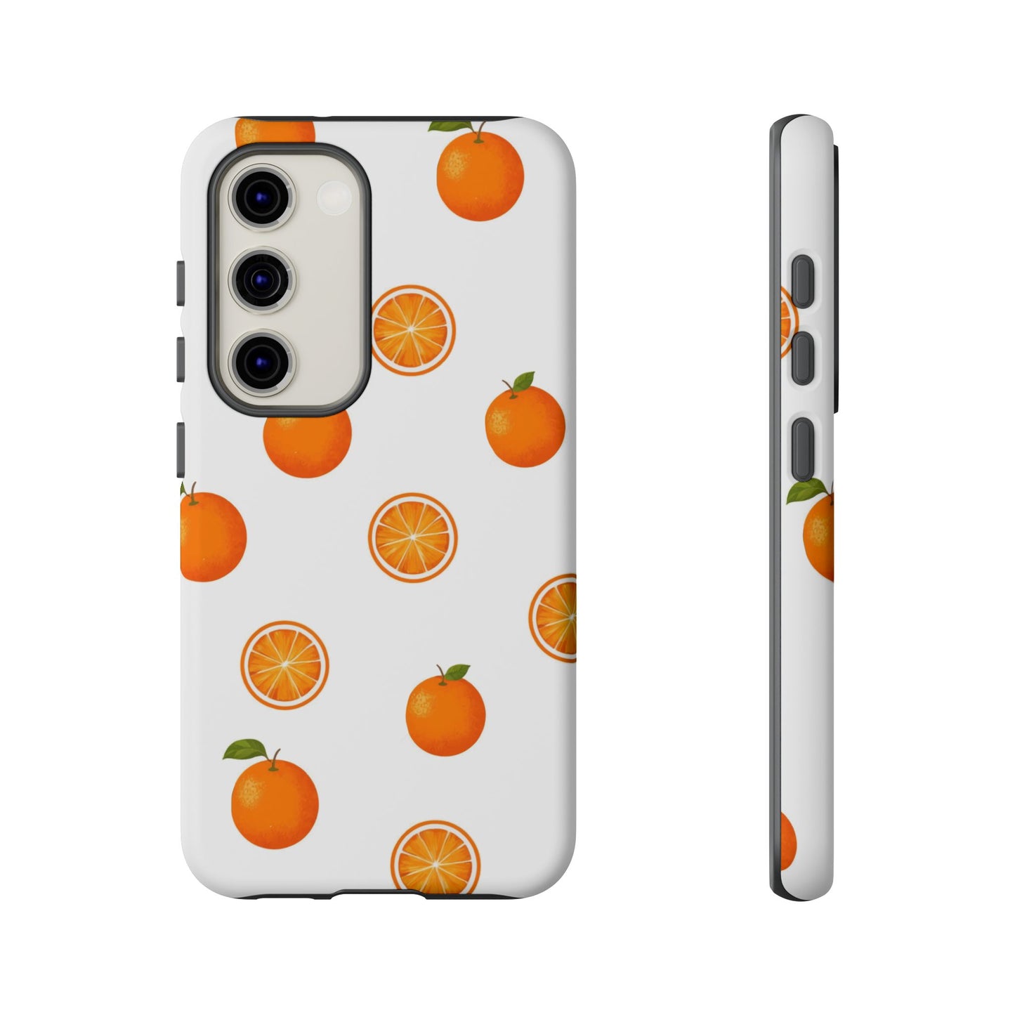 Orange - Seamless Pattern Tough Phone Case