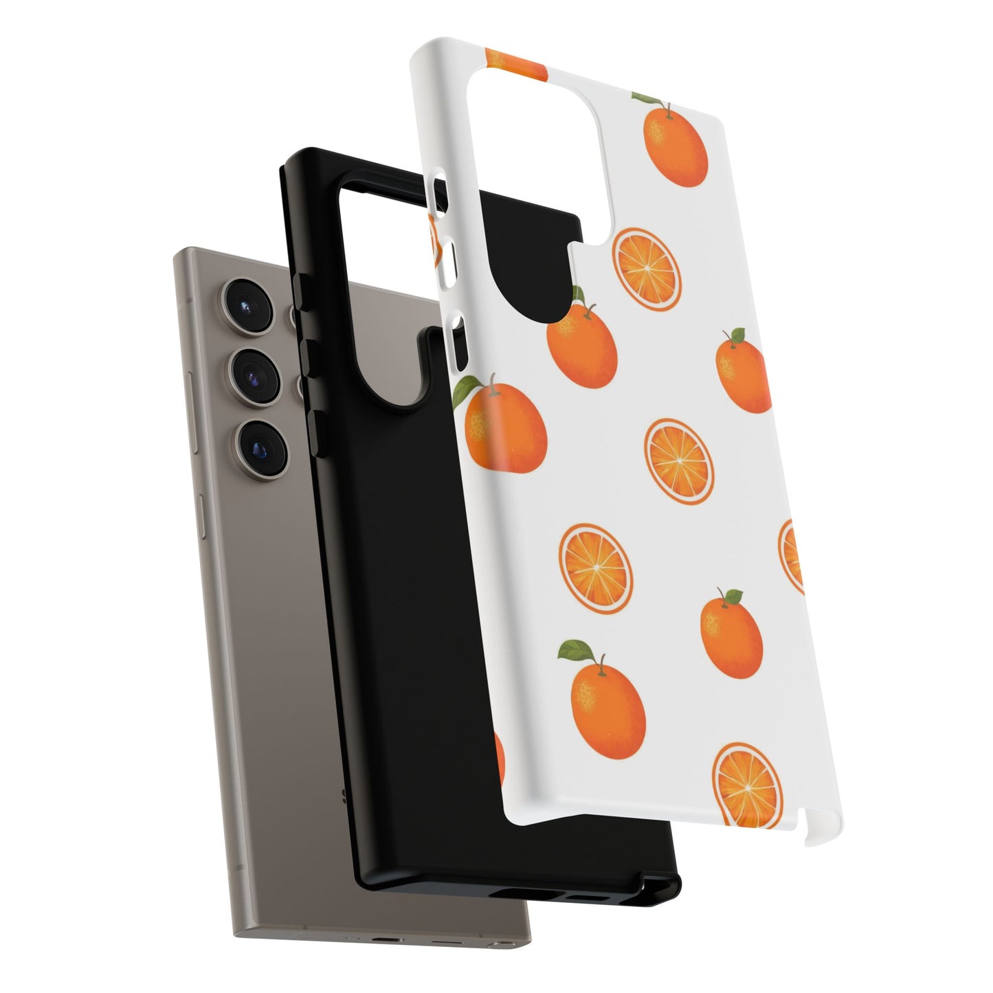 Orange - Seamless Pattern Tough Phone Case