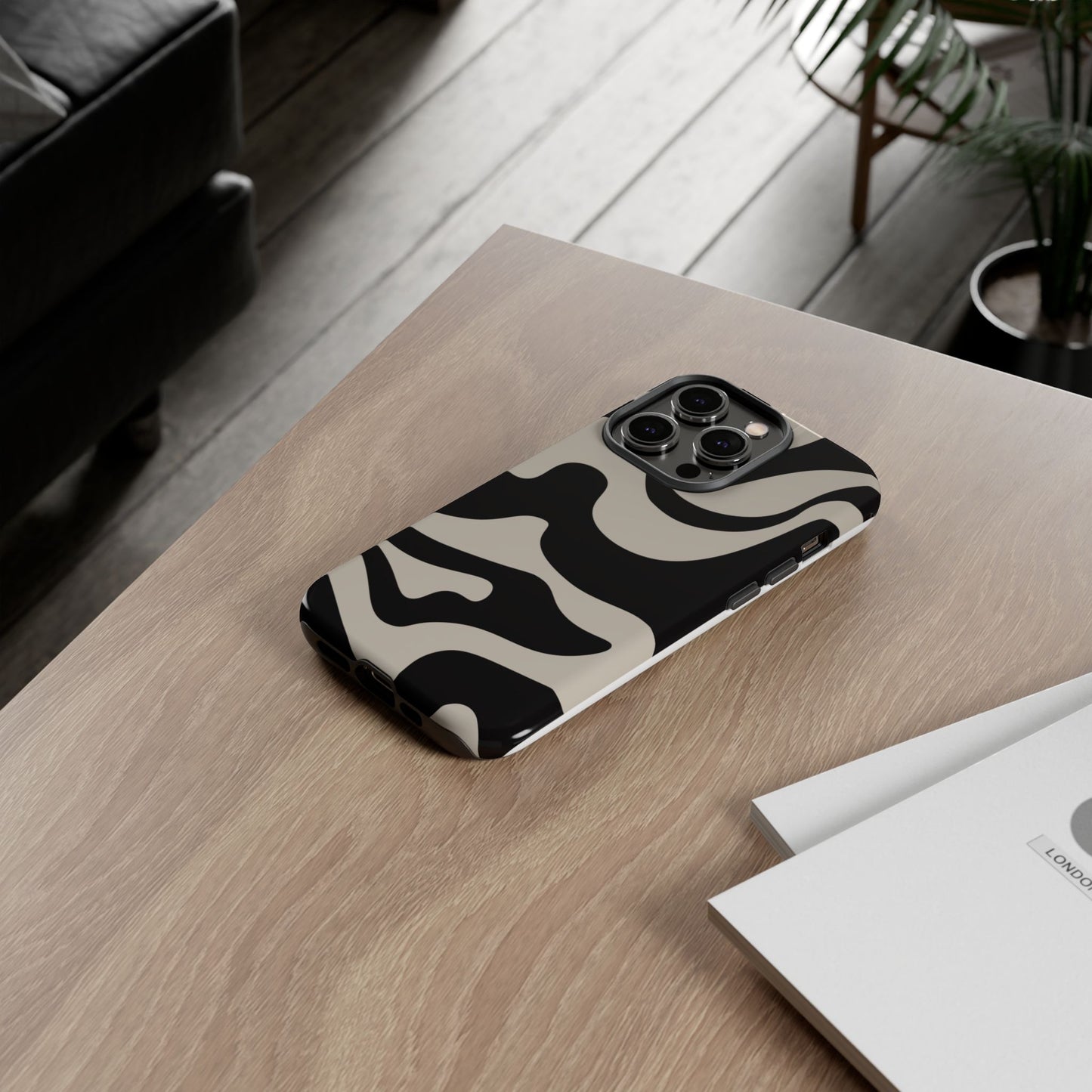 Night Wave - Swirl Pattern Tough Phone Case