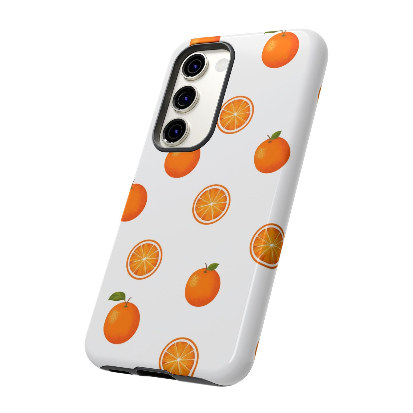 Orange - Seamless Pattern Tough Phone Case