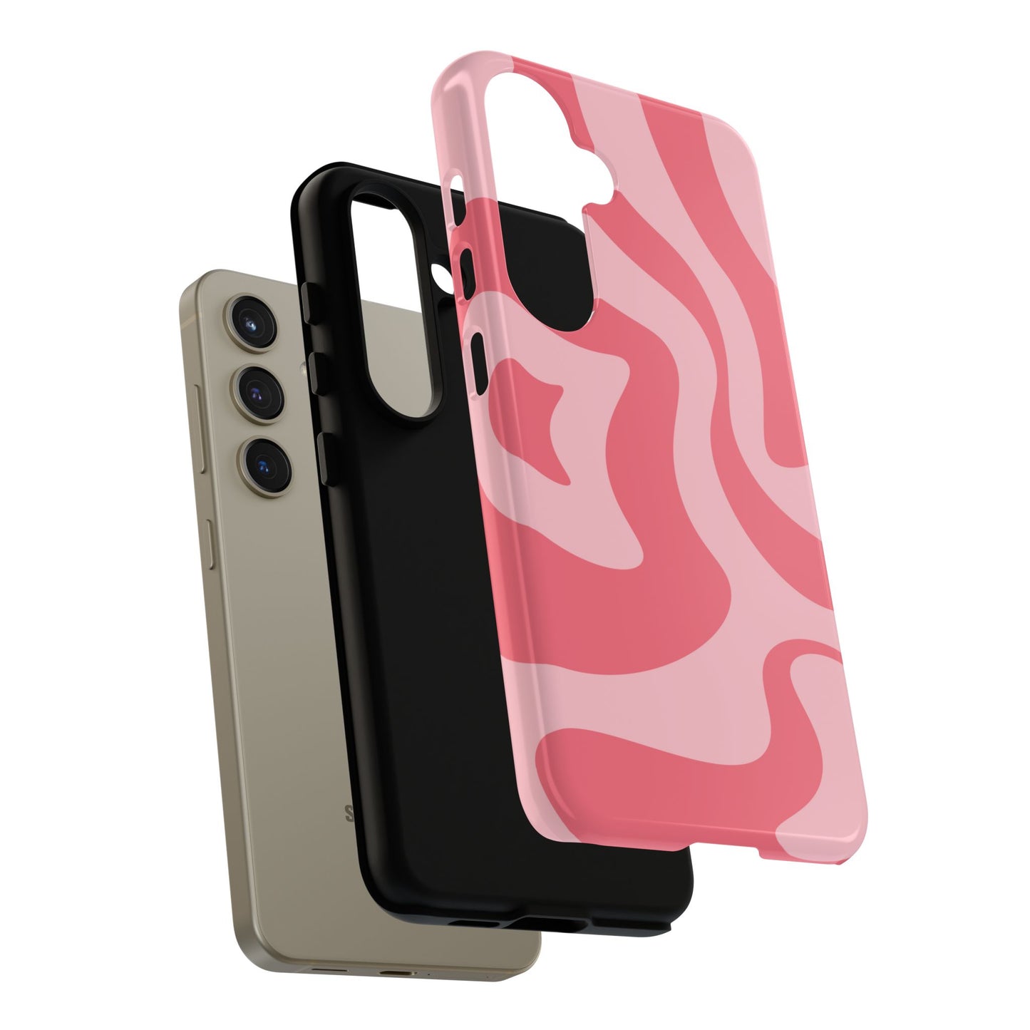 Rosé - Swirl Pattern Tough Phone Case