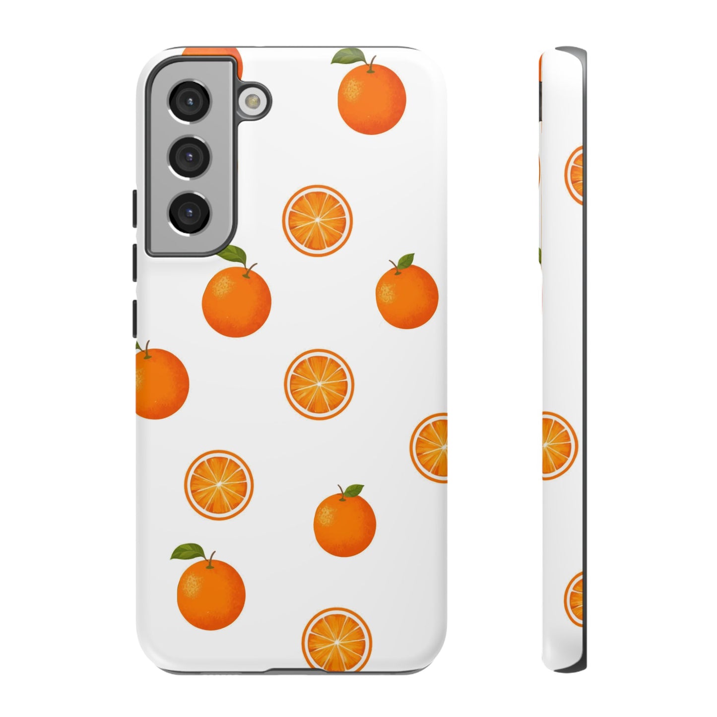 Orange - Seamless Pattern Tough Phone Case