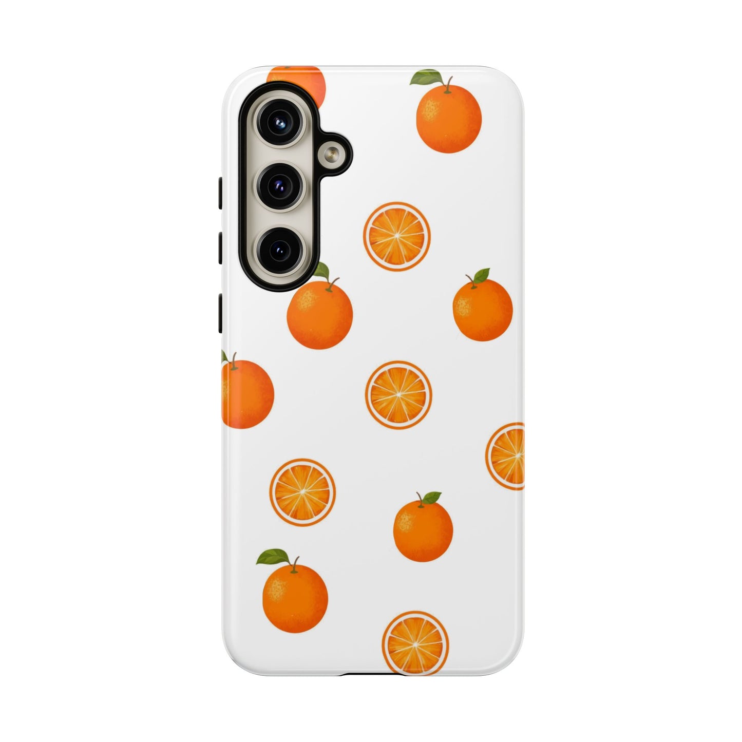 Orange - Seamless Pattern Tough Phone Case