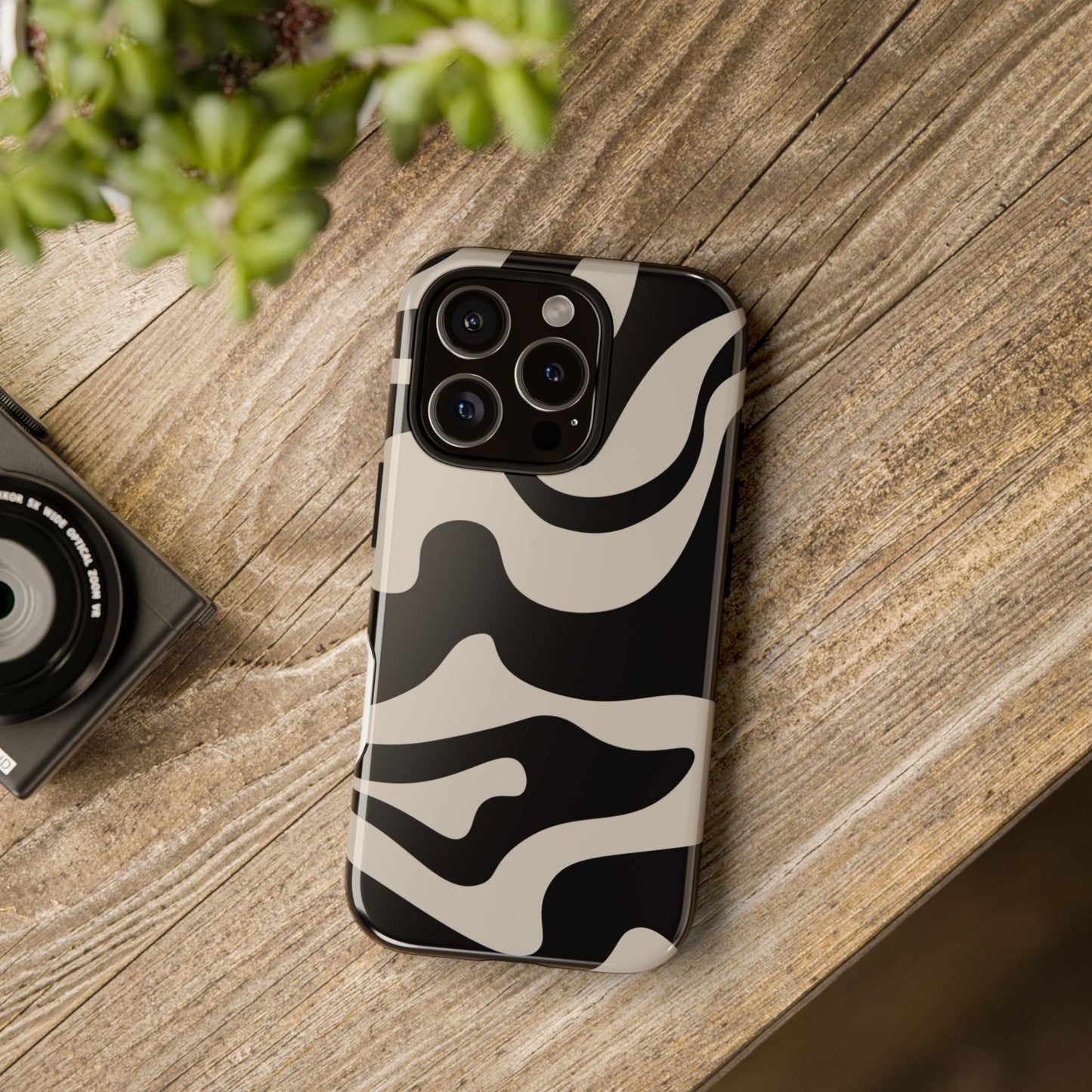 Night Wave - Swirl Pattern Tough Phone Case