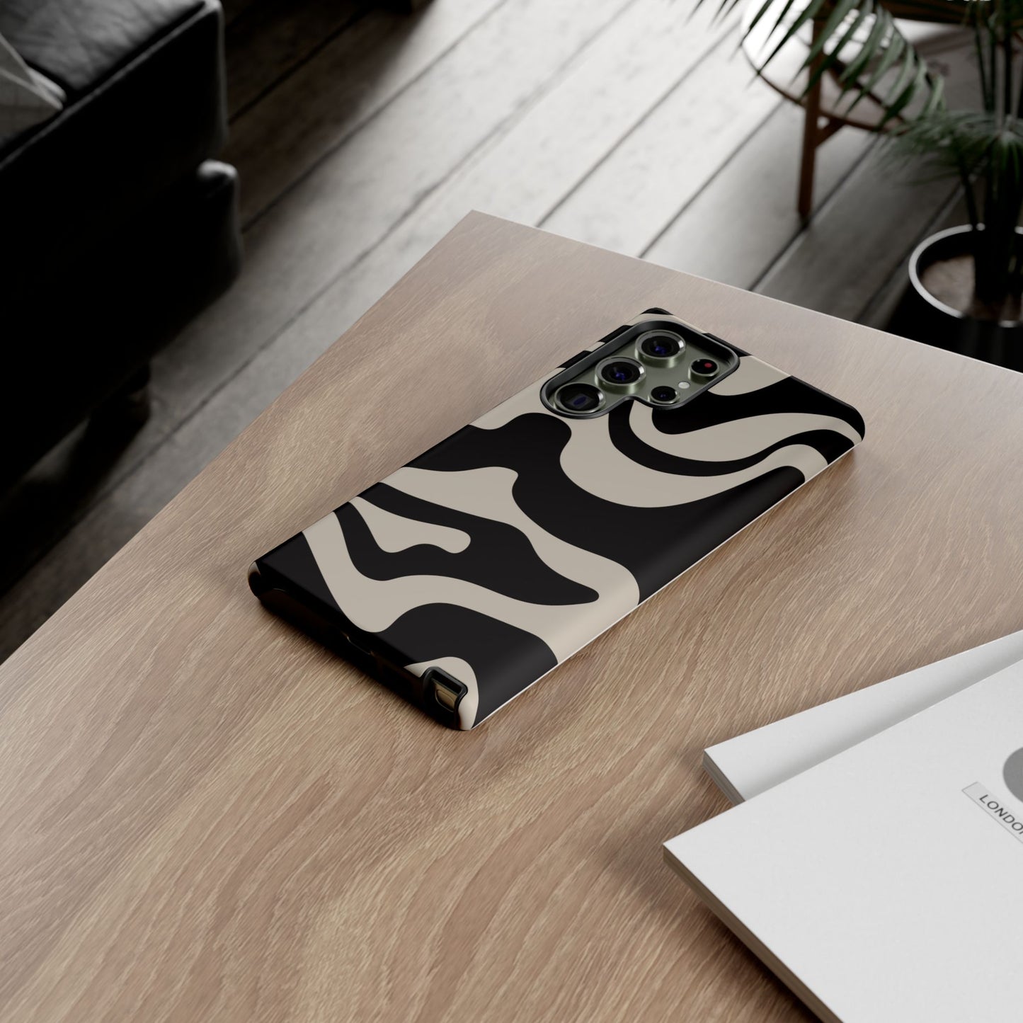 Night Wave - Swirl Pattern Tough Phone Case