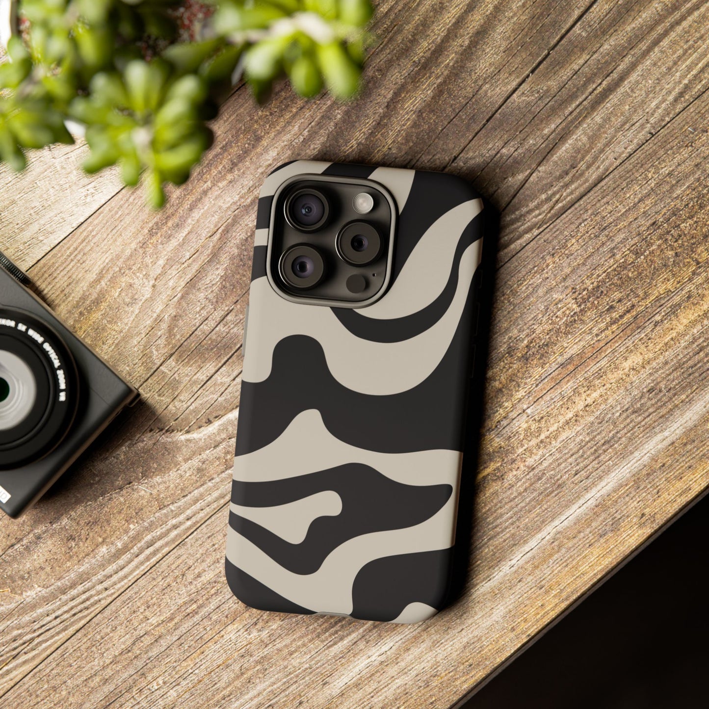 Night Wave - Swirl Pattern Tough Phone Case