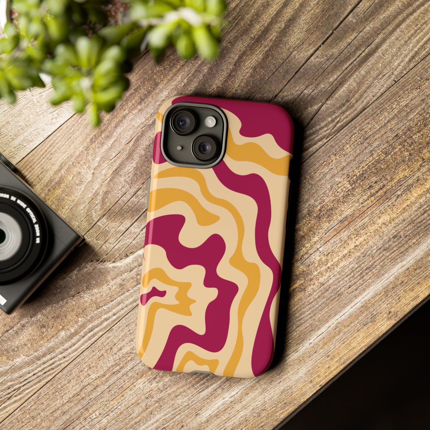 Cherry Bloom - Swirl Pattern Tough Phone Case