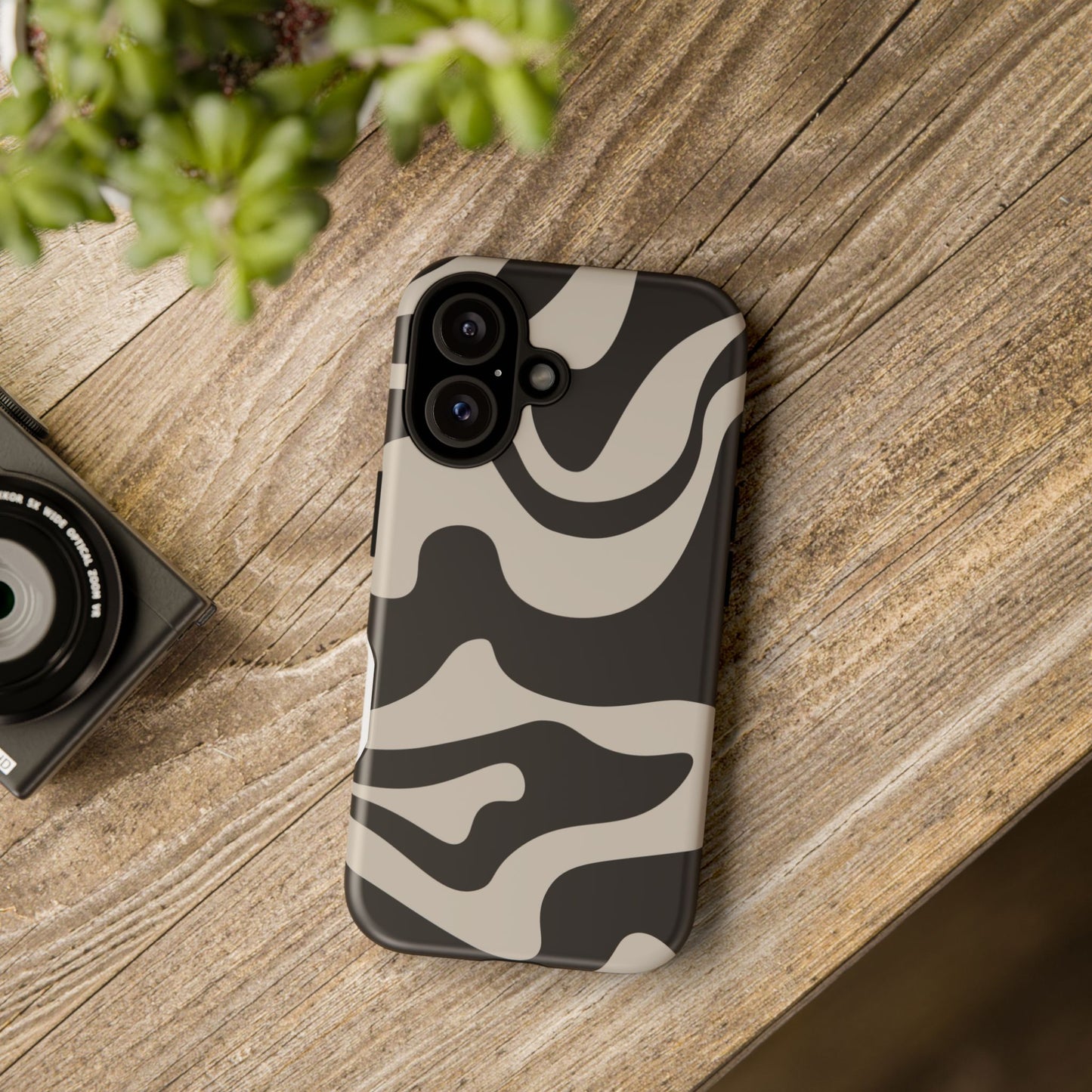 Night Wave - Swirl Pattern Tough Phone Case
