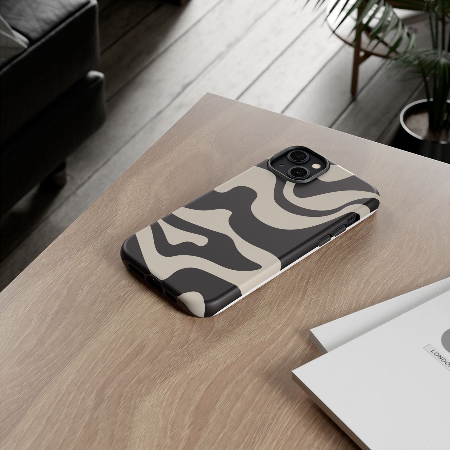 Night Wave - Swirl Pattern Tough Phone Case