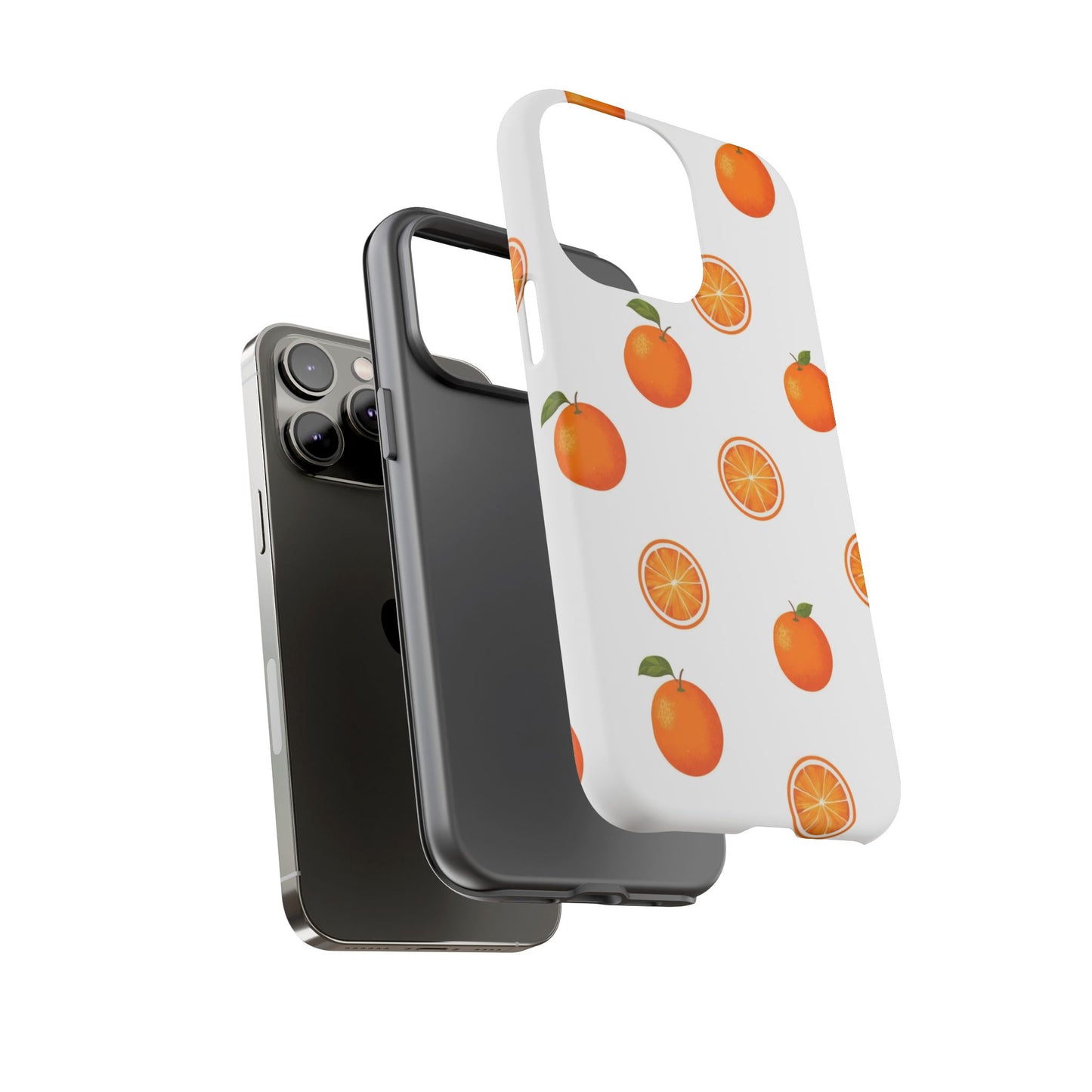 Orange - Seamless Pattern Tough Phone Case