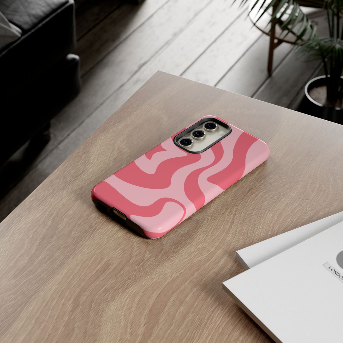 Rosé - Swirl Pattern Tough Phone Case