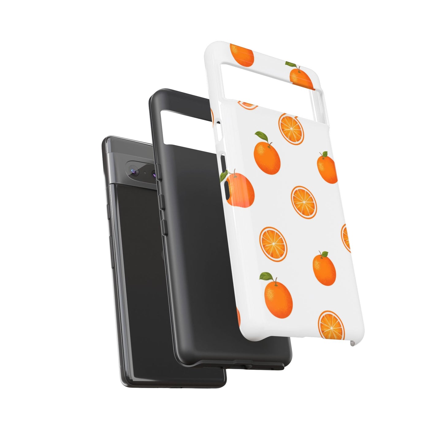 Orange - Seamless Pattern Tough Phone Case