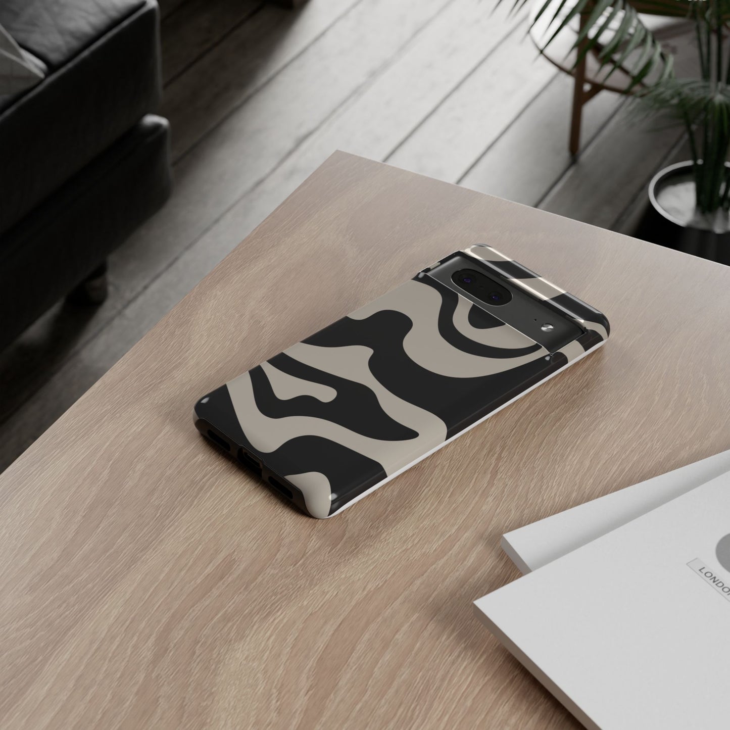 Night Wave - Swirl Pattern Tough Phone Case