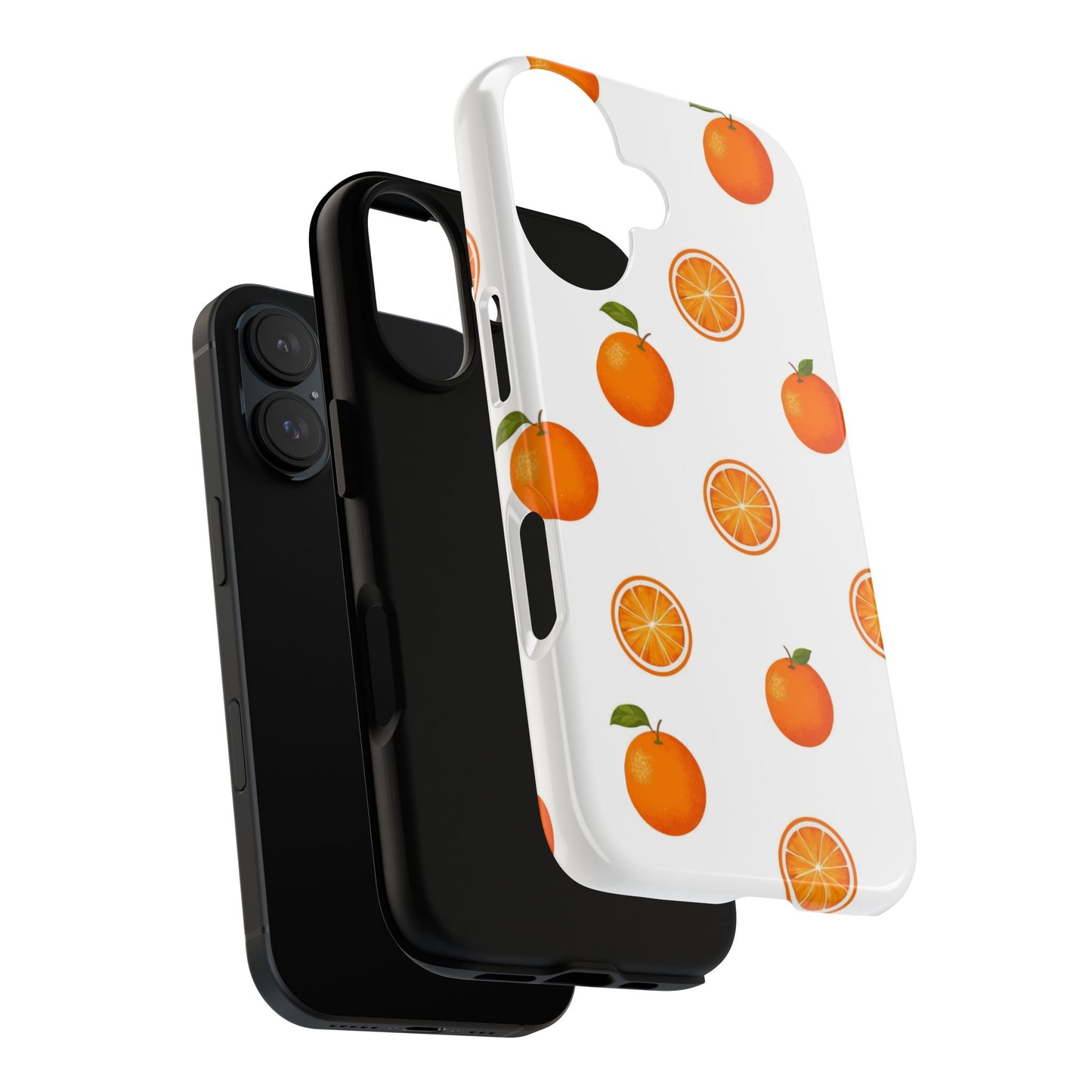 Orange - Seamless Pattern Tough Phone Case