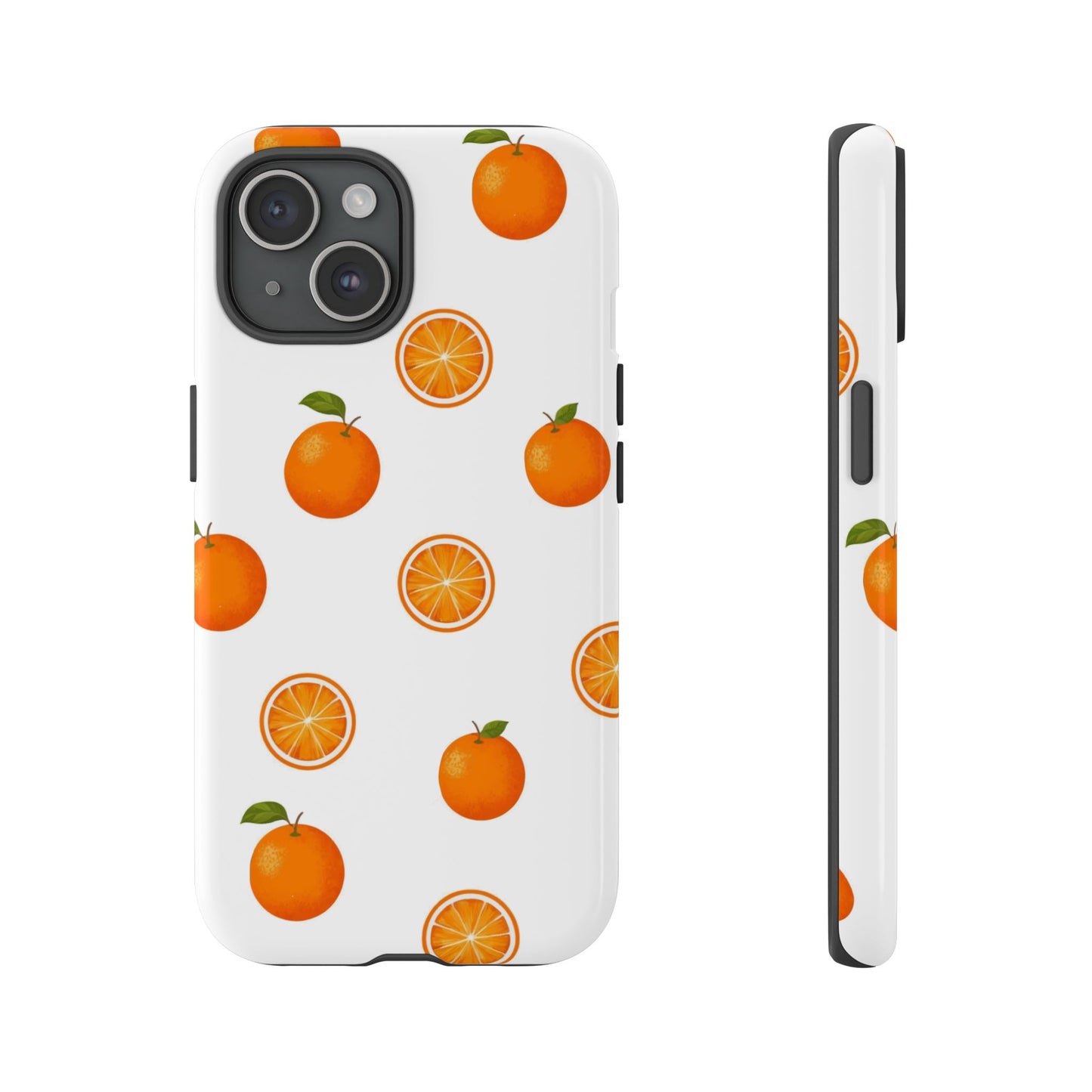 Orange - Seamless Pattern Tough Phone Case