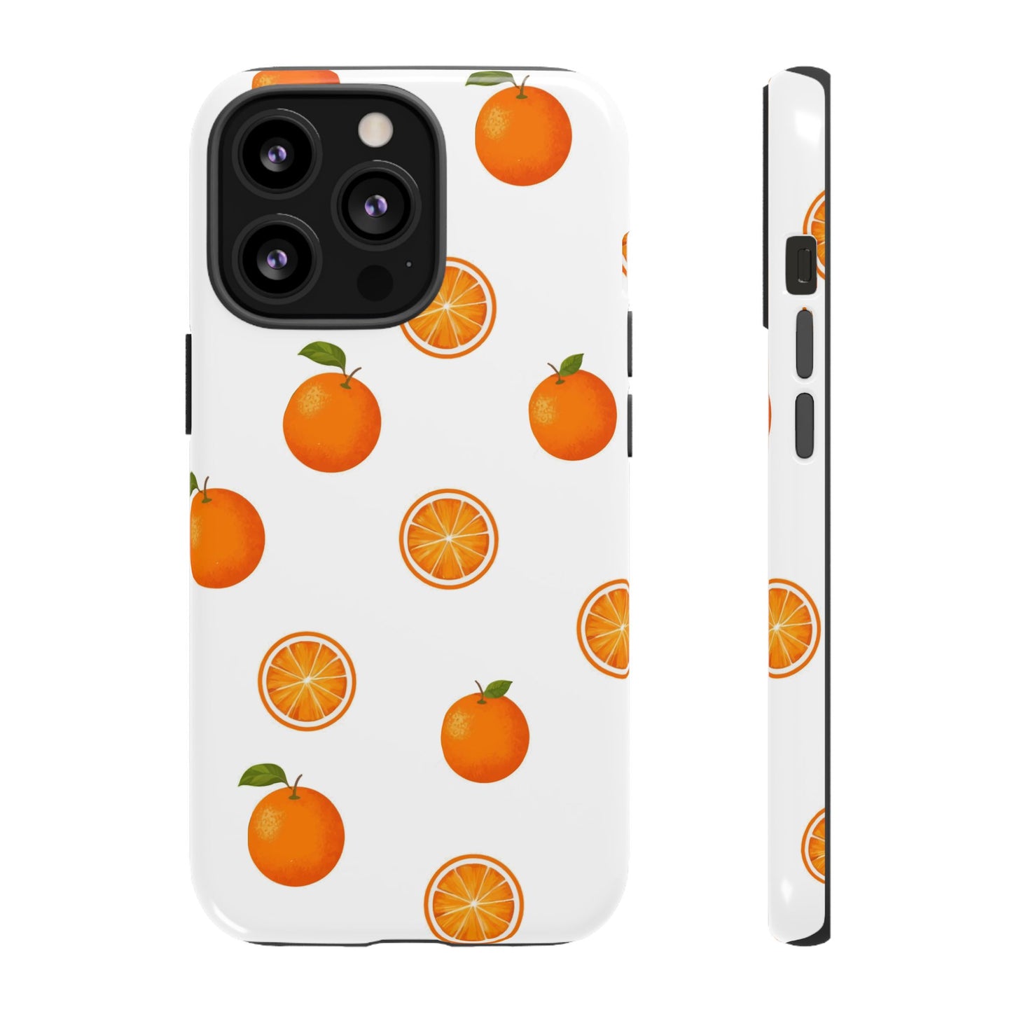 Orange - Seamless Pattern Tough Phone Case