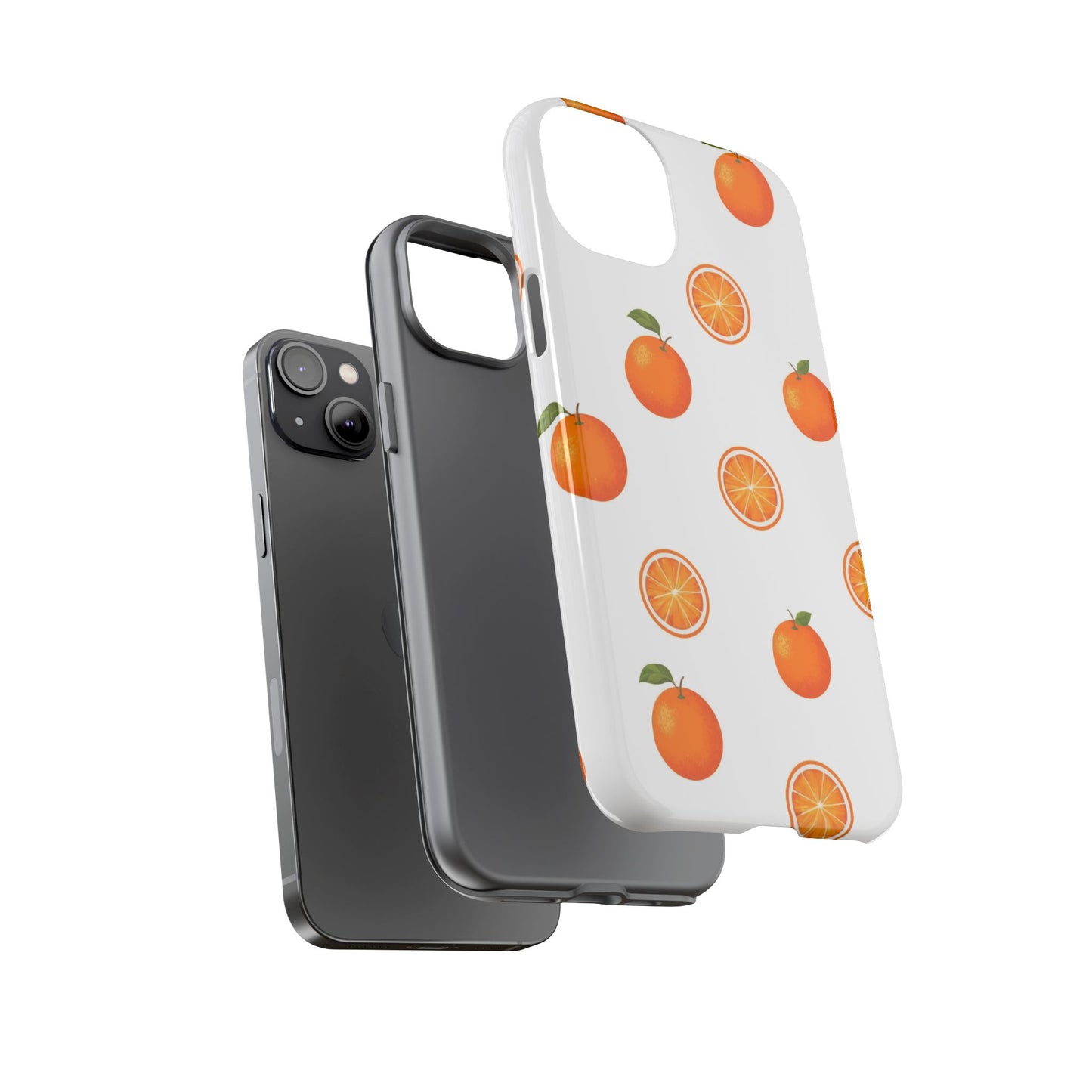 Orange - Seamless Pattern Tough Phone Case