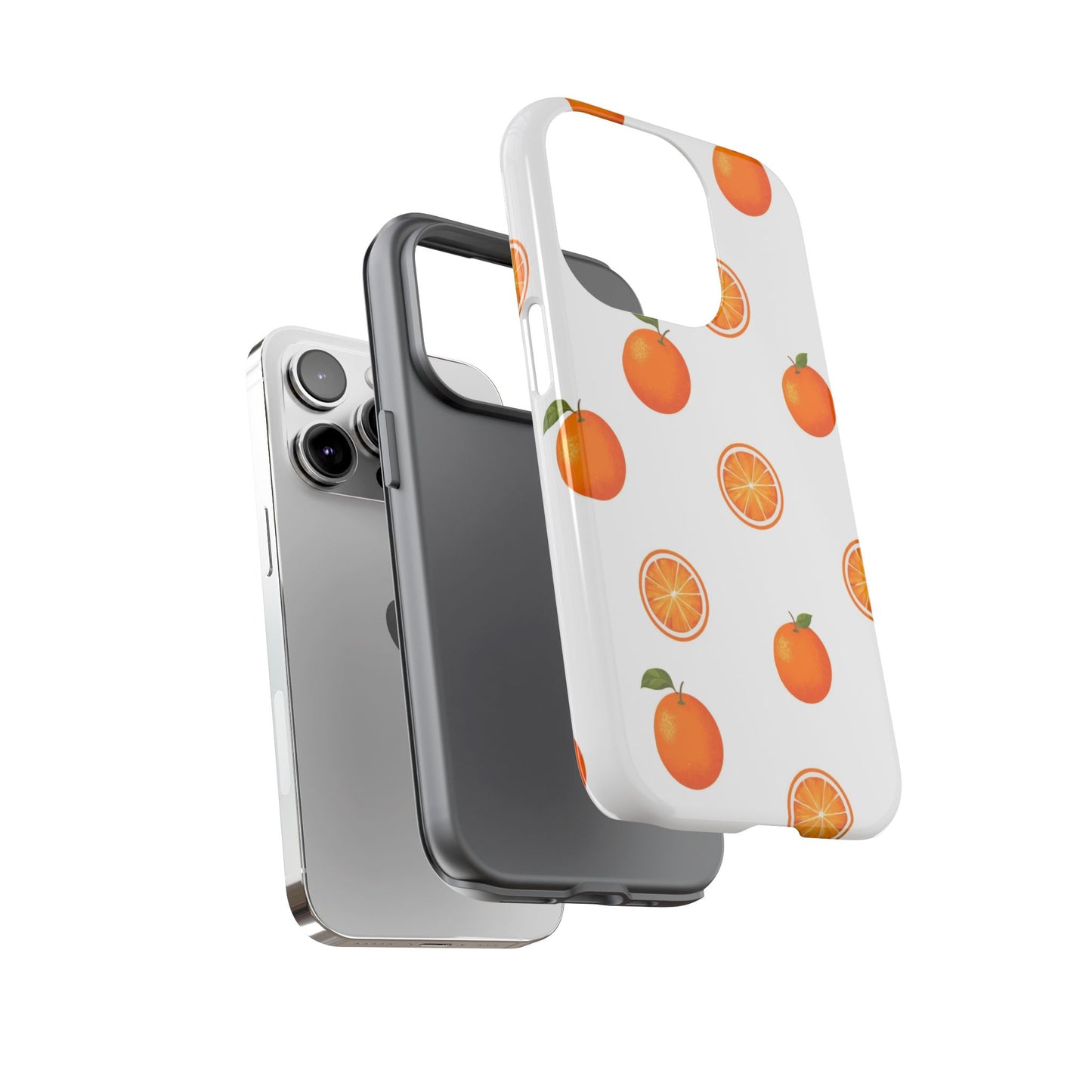 Orange - Seamless Pattern Tough Phone Case