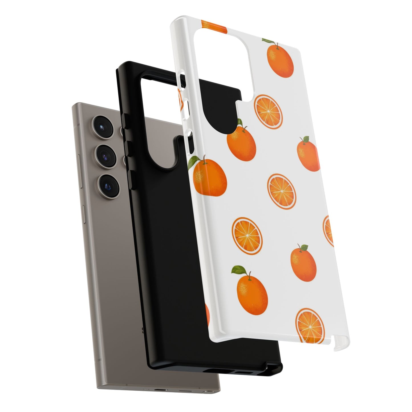 Orange - Seamless Pattern Tough Phone Case