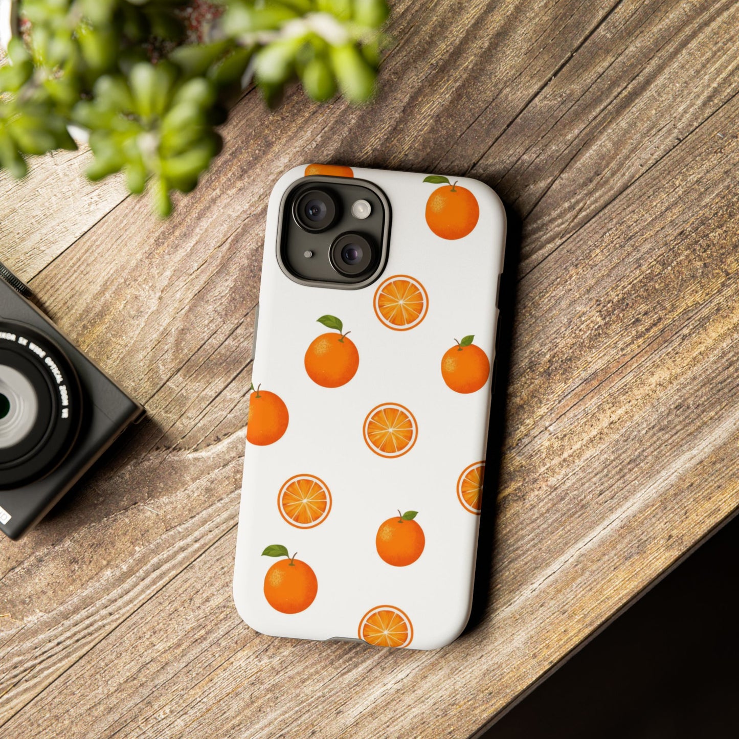 Orange - Seamless Pattern Tough Phone Case