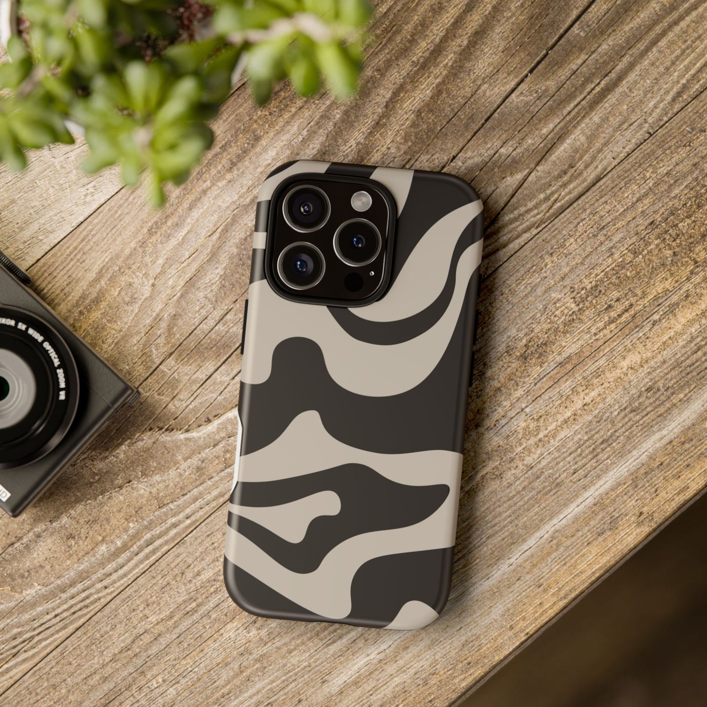 Night Wave - Swirl Pattern Tough Phone Case