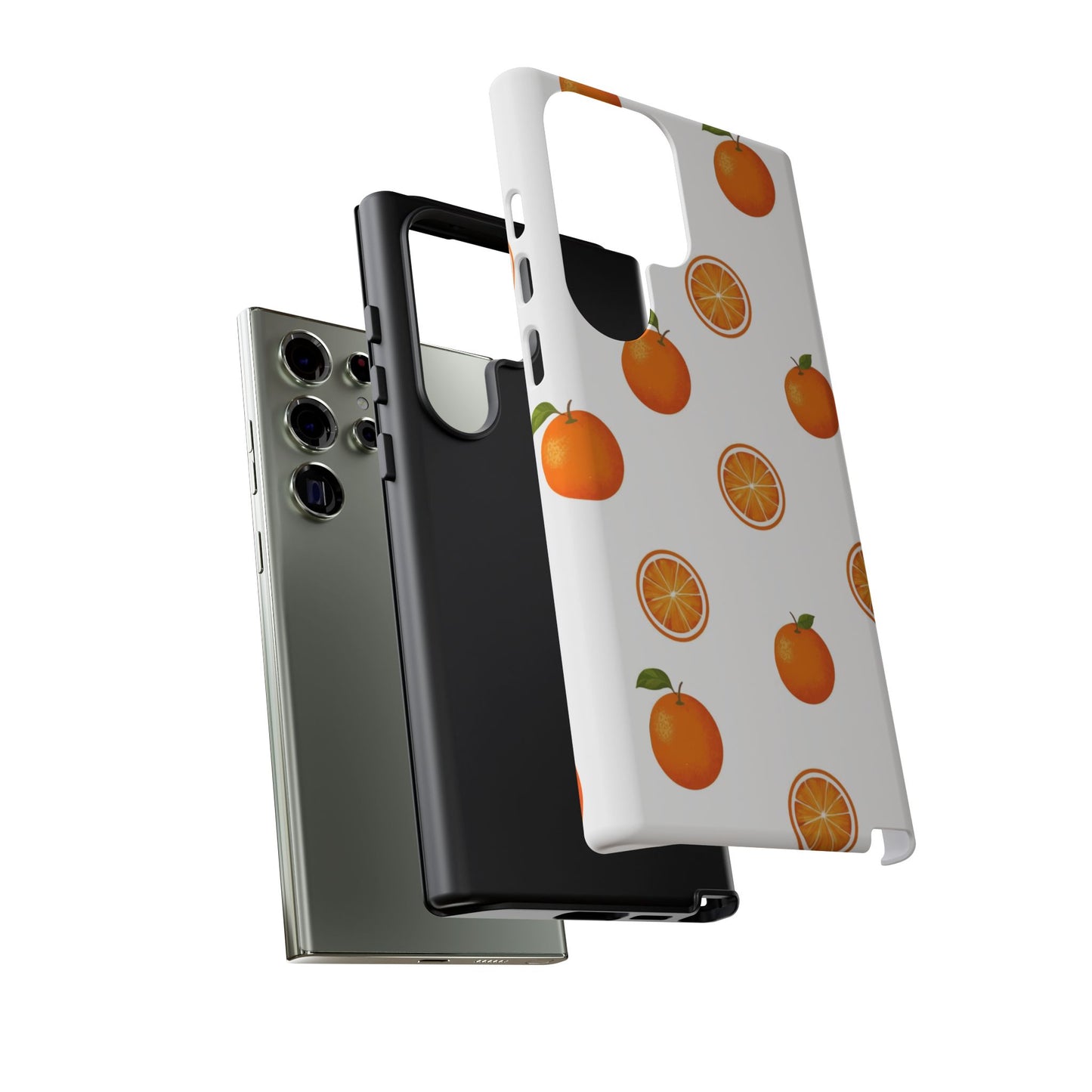 Orange - Seamless Pattern Tough Phone Case