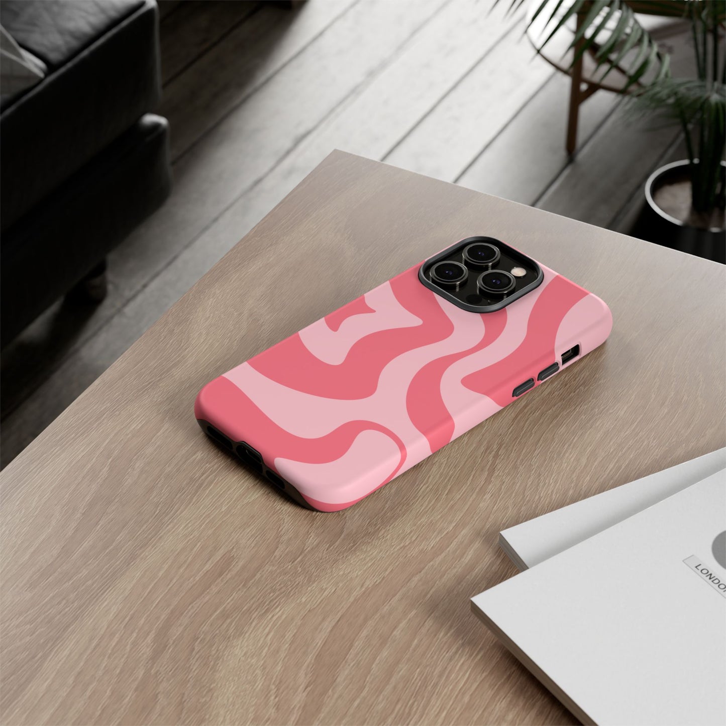 Rosé - Swirl Pattern Tough Phone Case