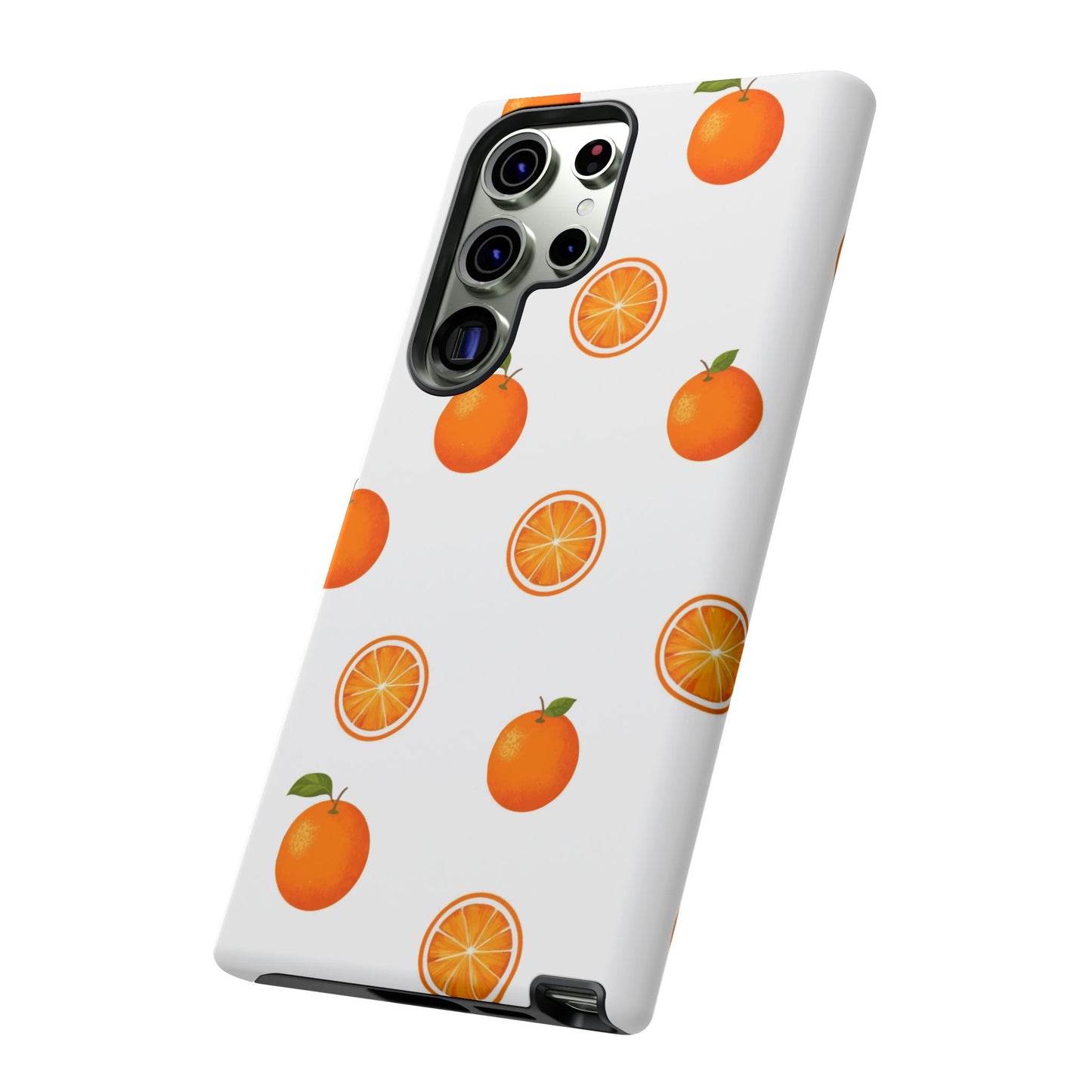 Orange - Seamless Pattern Tough Phone Case