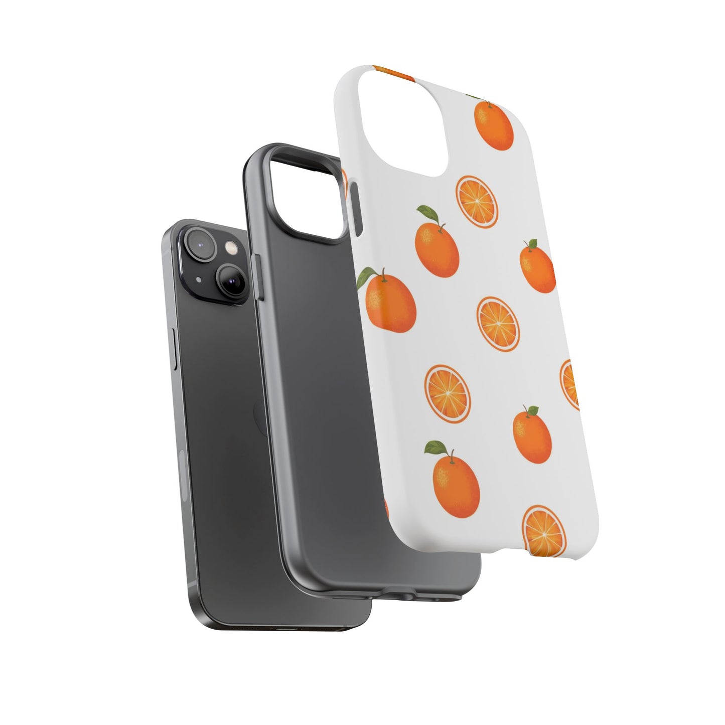 Orange - Seamless Pattern Tough Phone Case