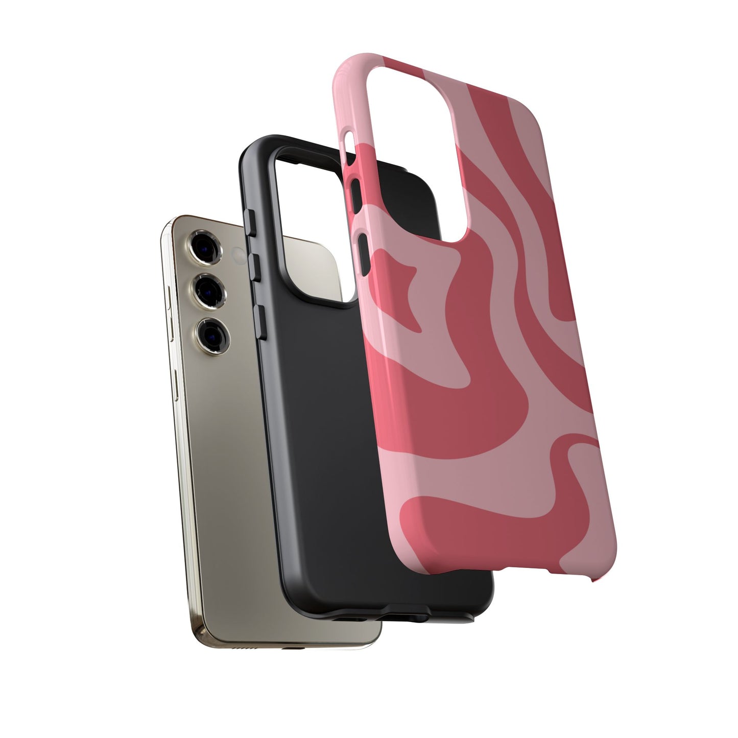 Rosé - Swirl Pattern Tough Phone Case