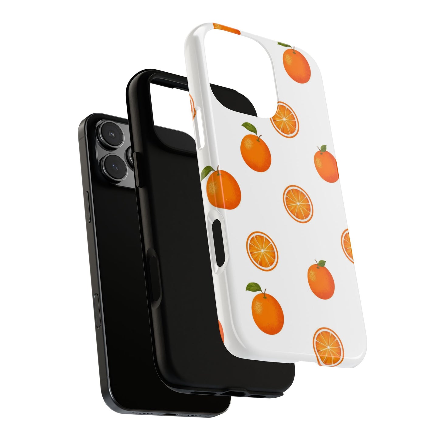 Orange - Seamless Pattern Tough Phone Case