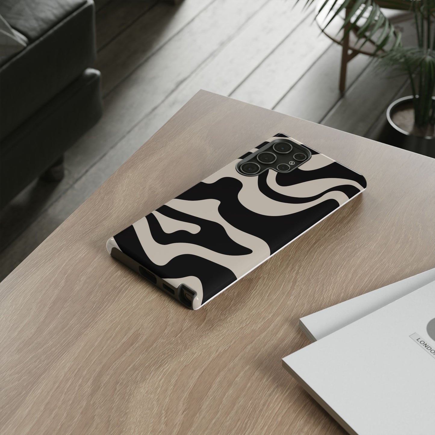 Night Wave - Swirl Pattern Tough Phone Case