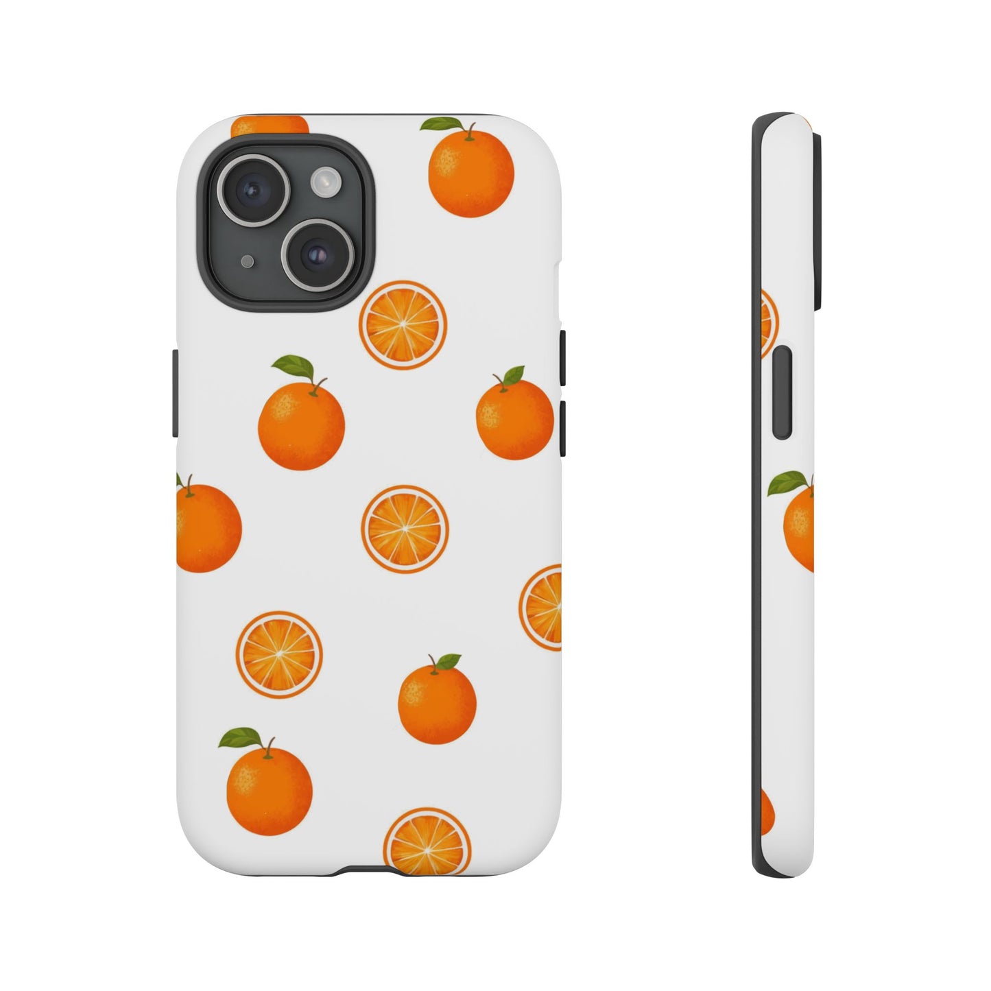 Orange - Seamless Pattern Tough Phone Case