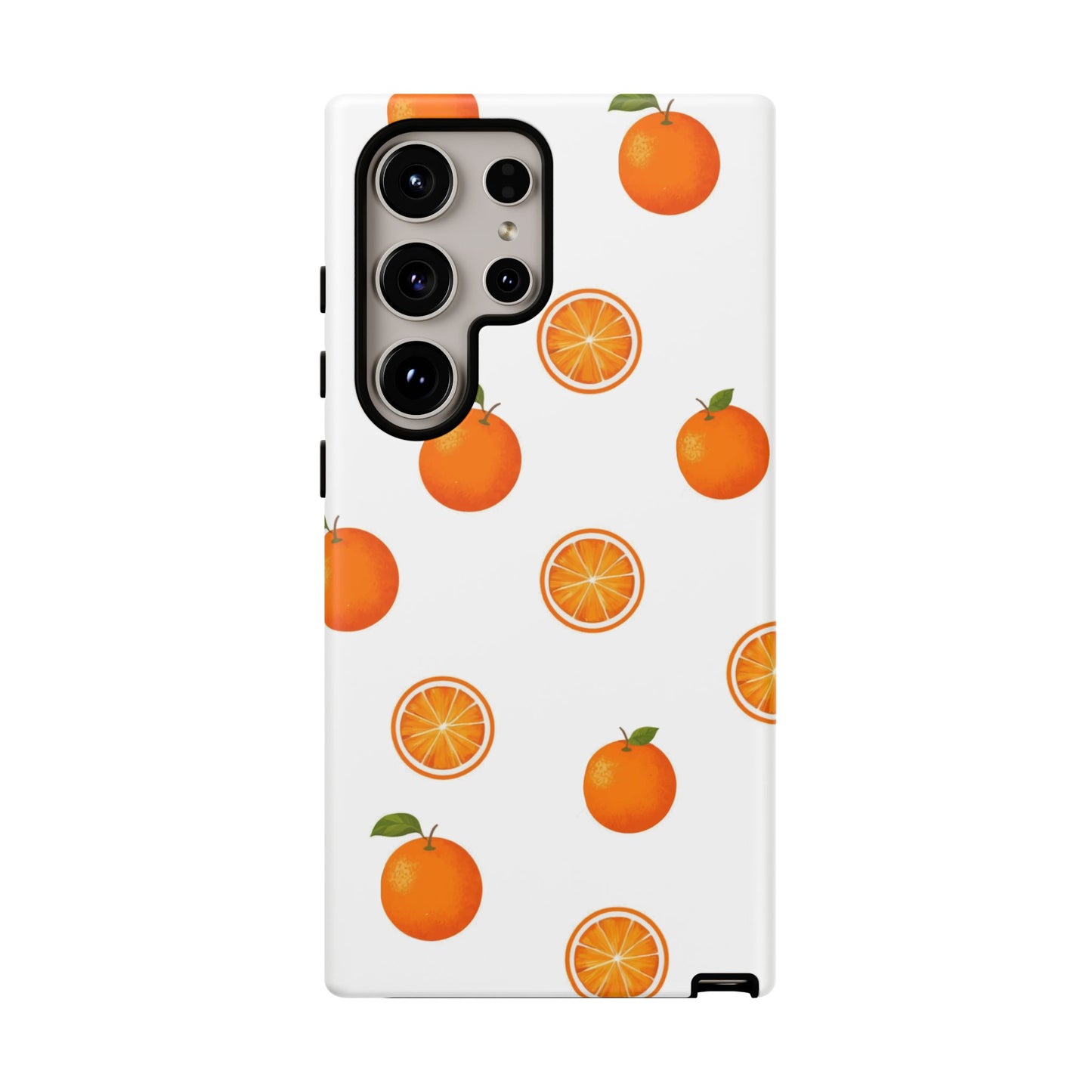Orange - Seamless Pattern Tough Phone Case