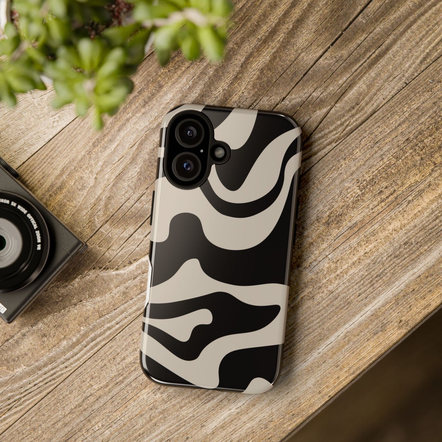 Night Wave - Swirl Pattern Tough Phone Case