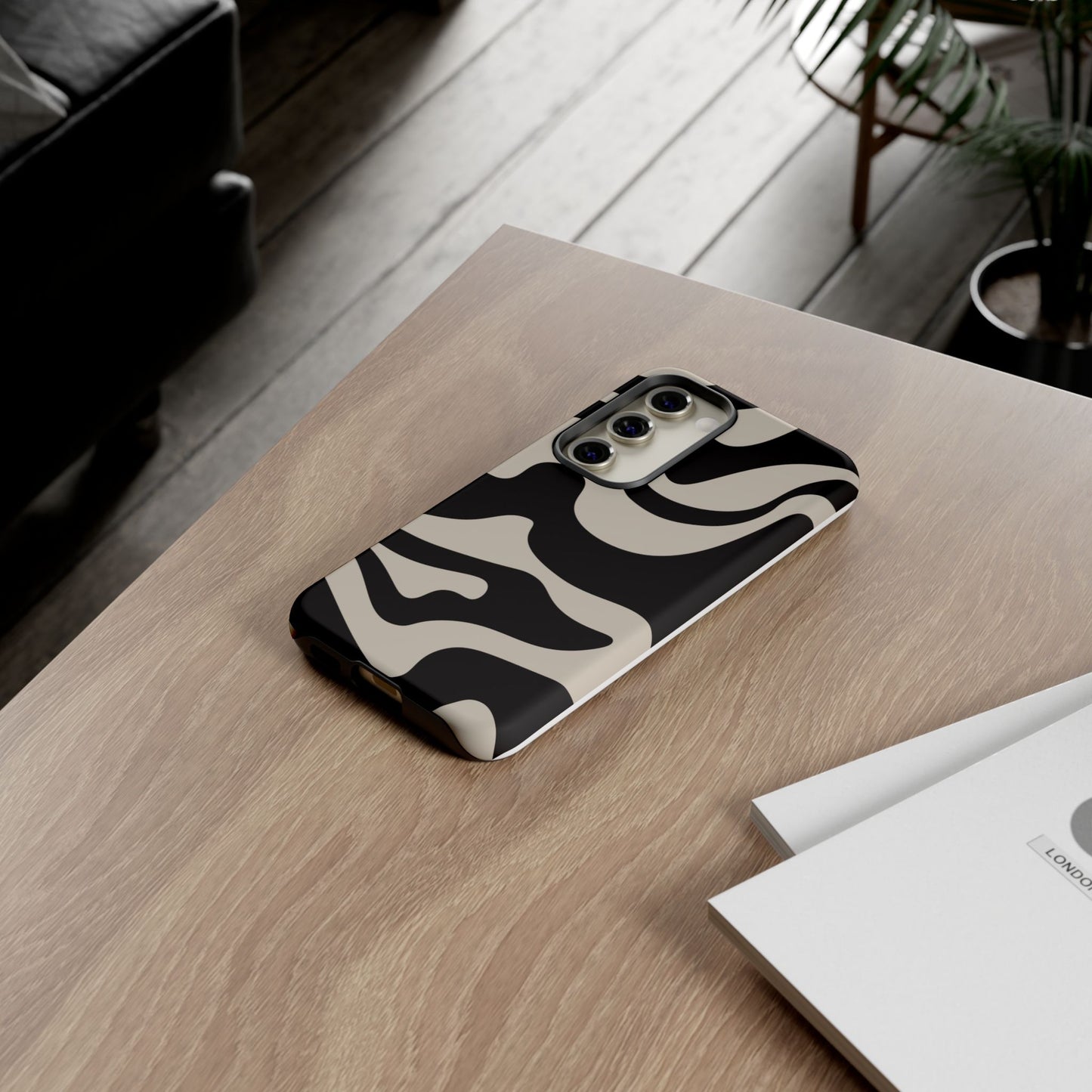 Night Wave - Swirl Pattern Tough Phone Case