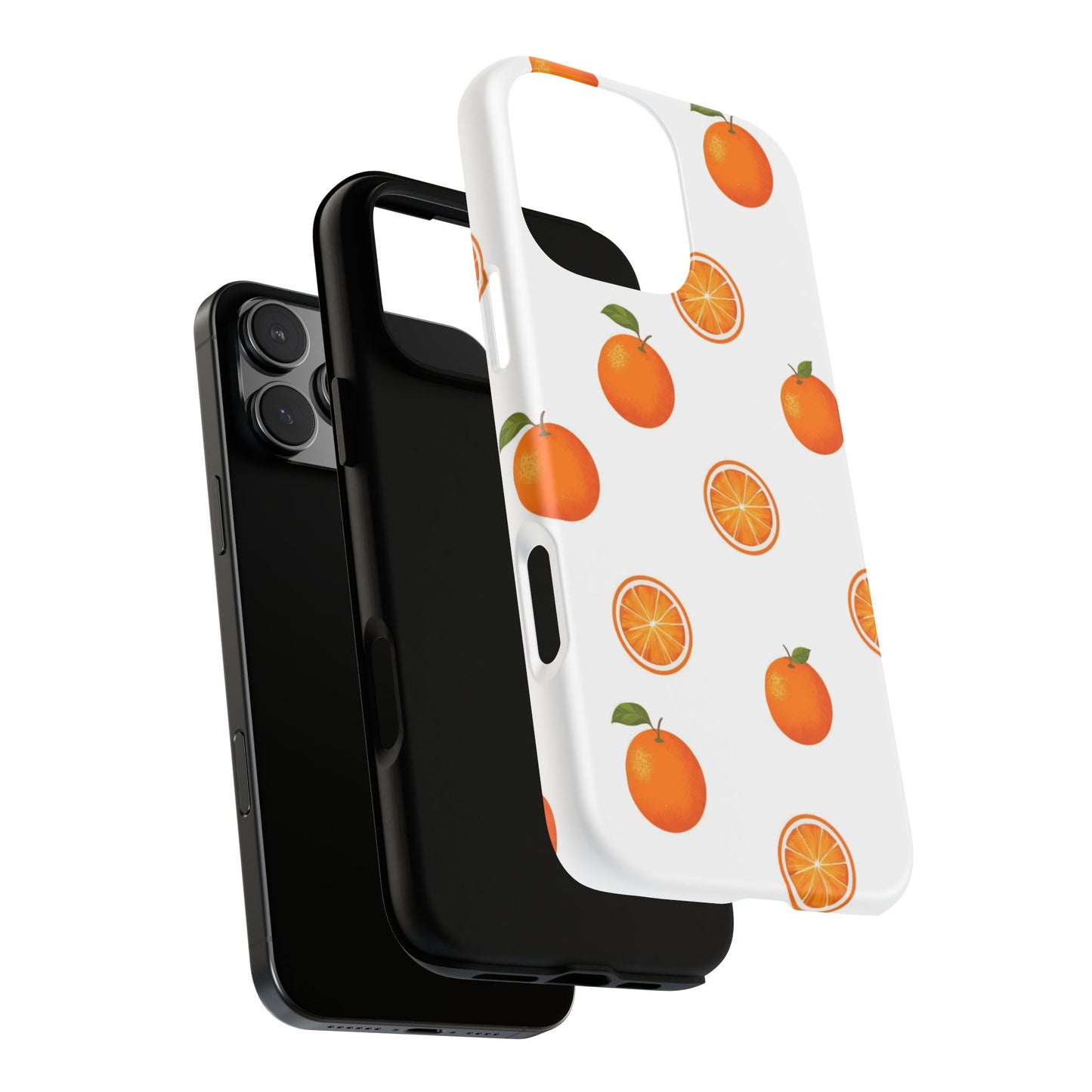 Orange - Seamless Pattern Tough Phone Case